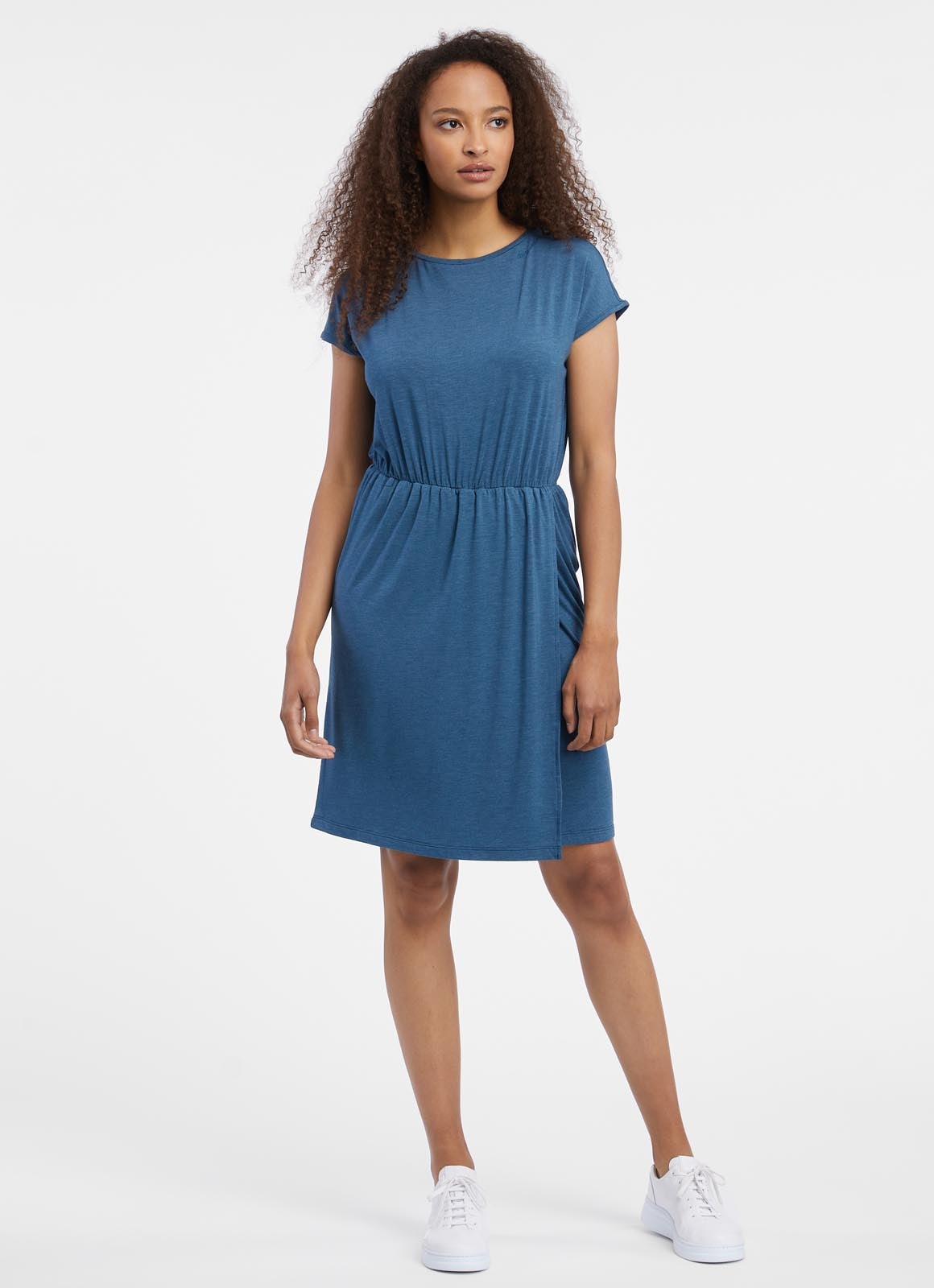 Ragwear Sommerkleid »COPR«, bequeme elastische Taille und Rock mit Wickeleffekt