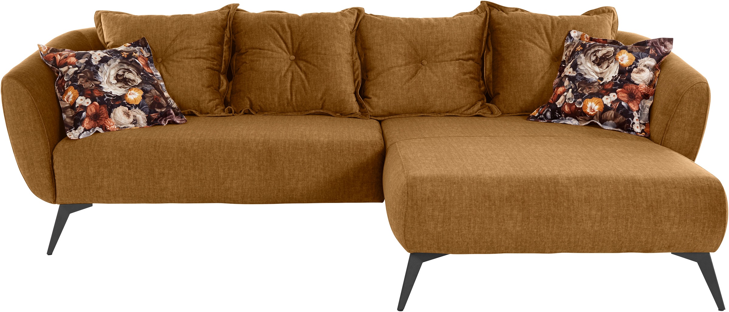 INOSIGN Ecksofa »Baggio L-Form«, Zierkissen inklusive