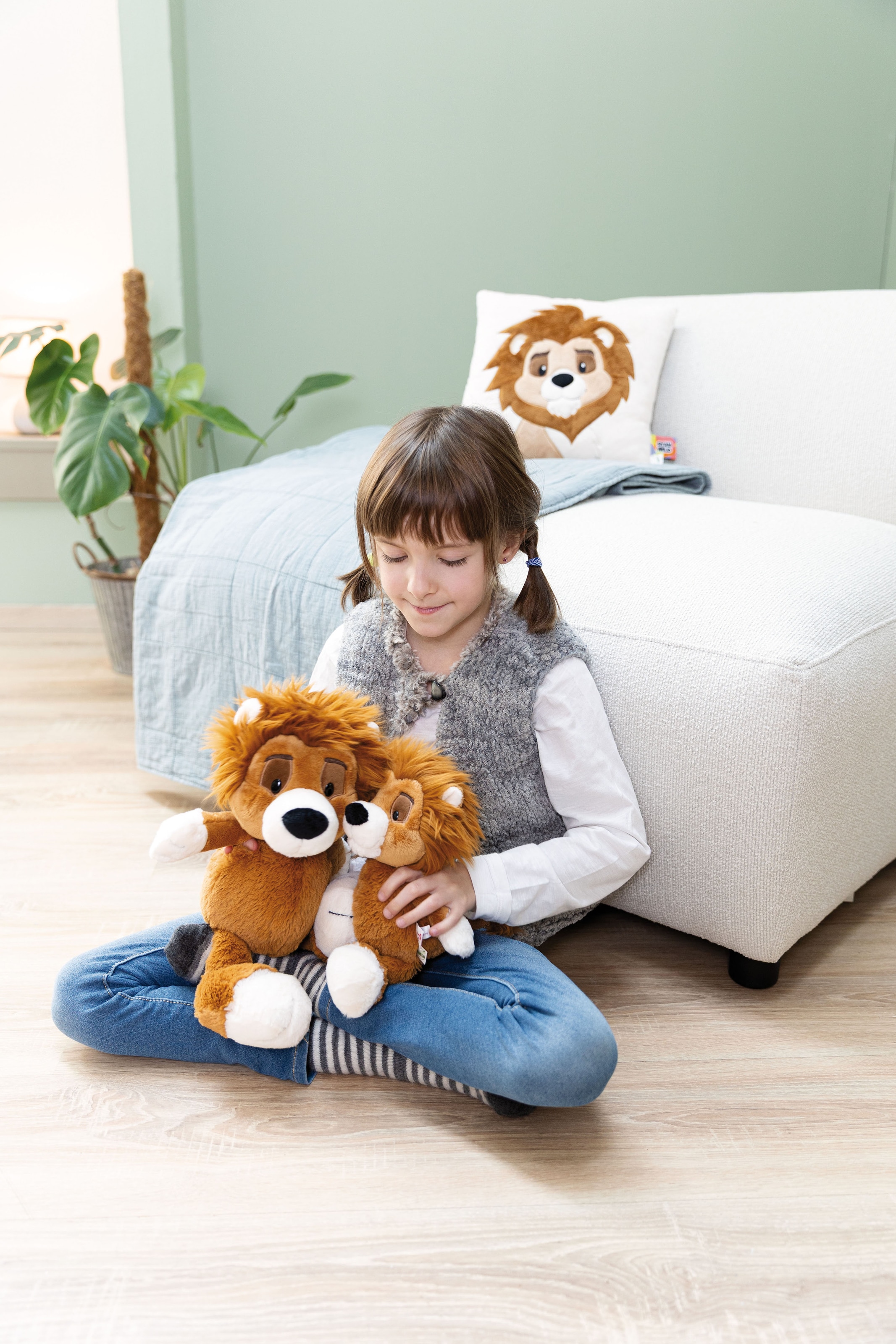 Nici Kuscheltier »Wild Friends, Löwe King Kimari, 50 cm schlenkernd«