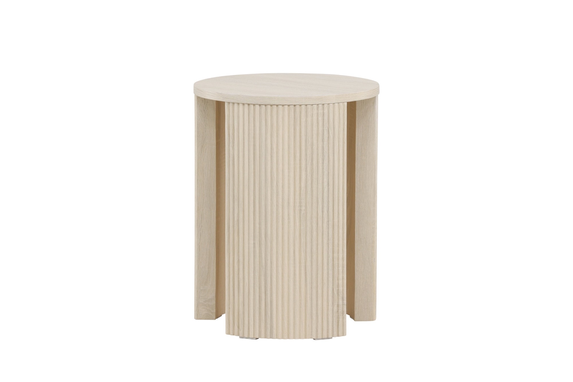 Venture Home Beistelltisch »Bristol, kompakter runder Beistelltisch, modern & vielseitig, Ø 40 cm« Ablagetisch, MDF, rund, schmal, hoch, dezent, klar