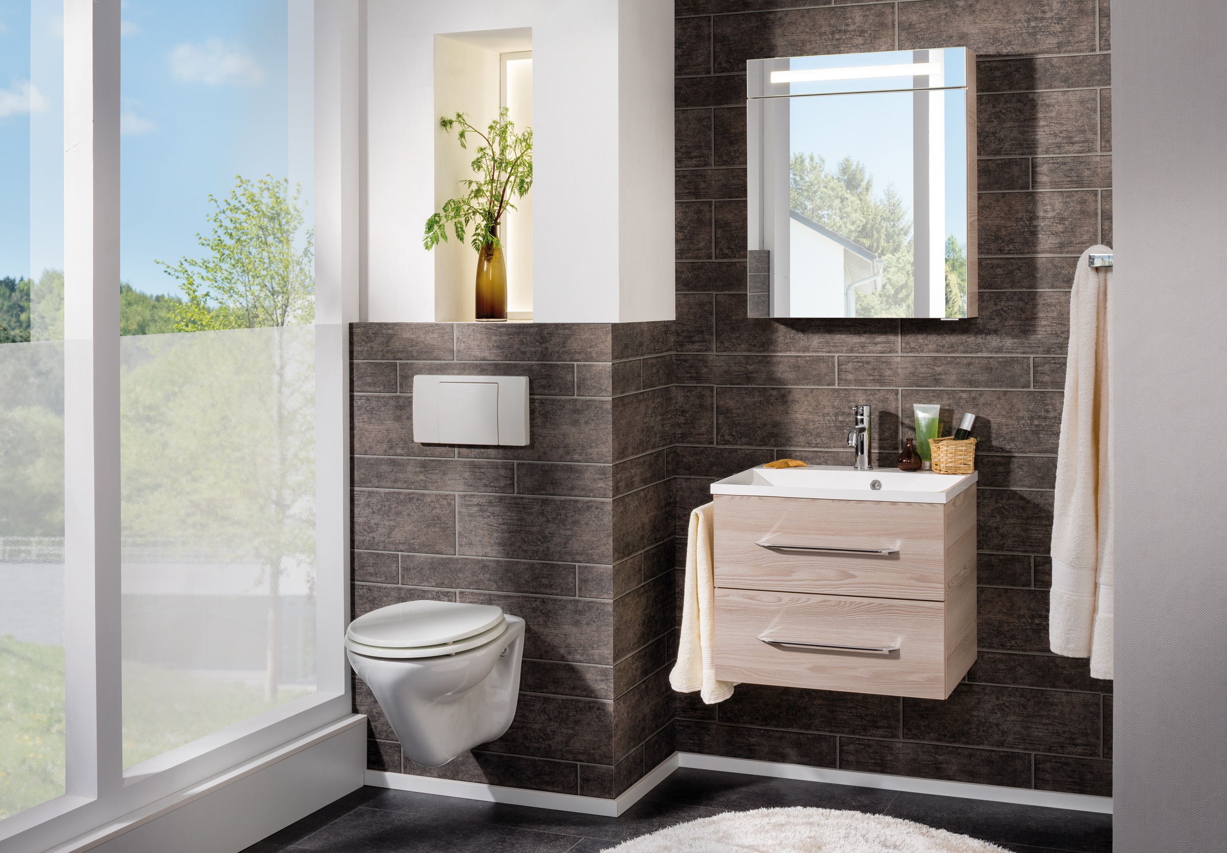 FACKELMANN Waschtisch »Waschplatz-Set B.Clever« 3 tlg. 3-teilig günstig online kaufen