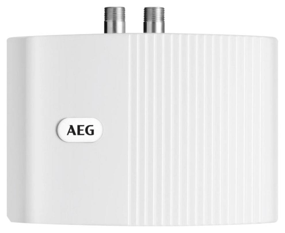 AEG Klein-Durchlauferhitzer »MTH 350 f. Handwaschbecken, 3,5 kW, m. Stecker«, Hydraulisch, untertisch, mit Armatur, steckerfertig