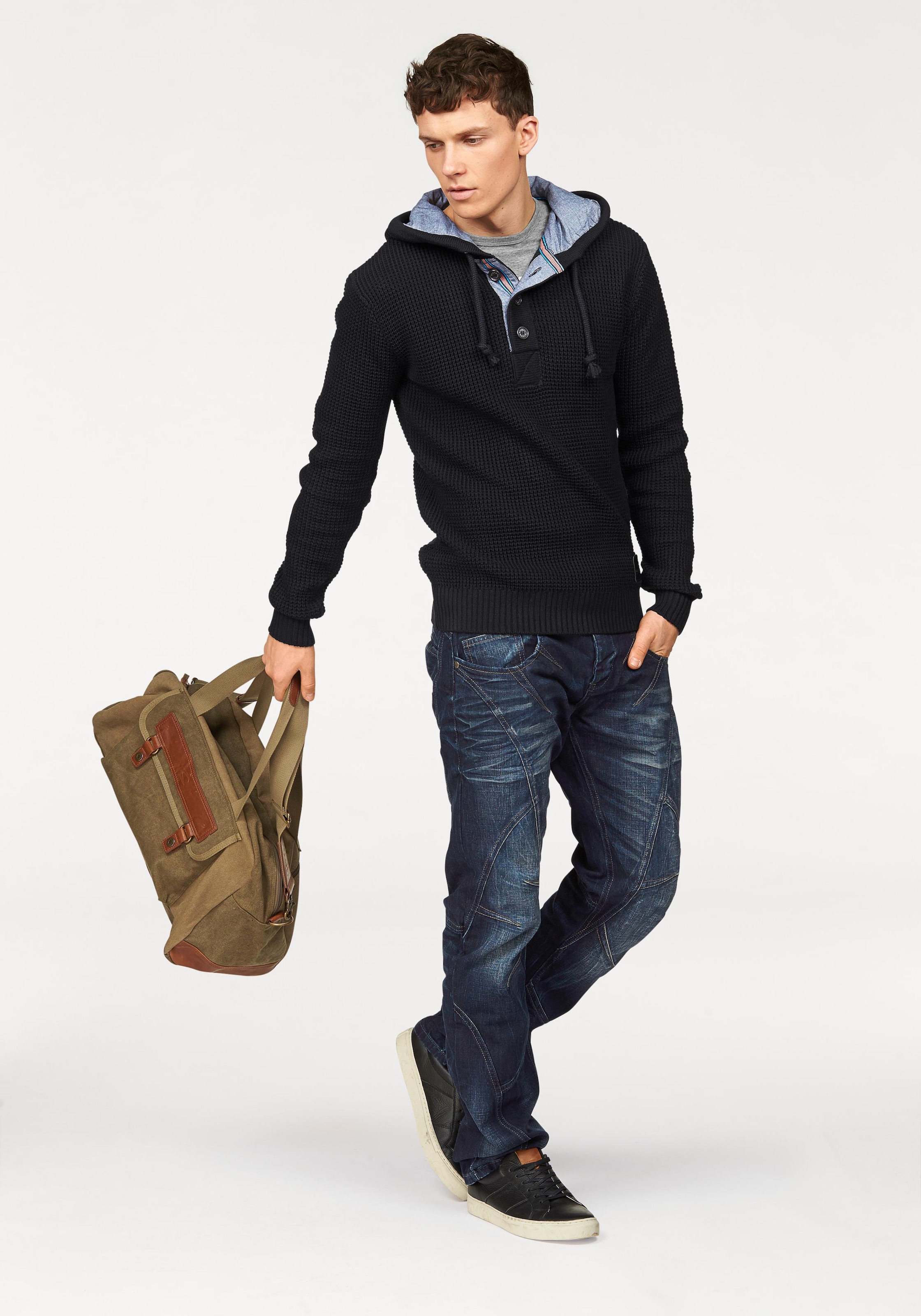 TOM TAILOR Rundhalsshirt mit Logoprint