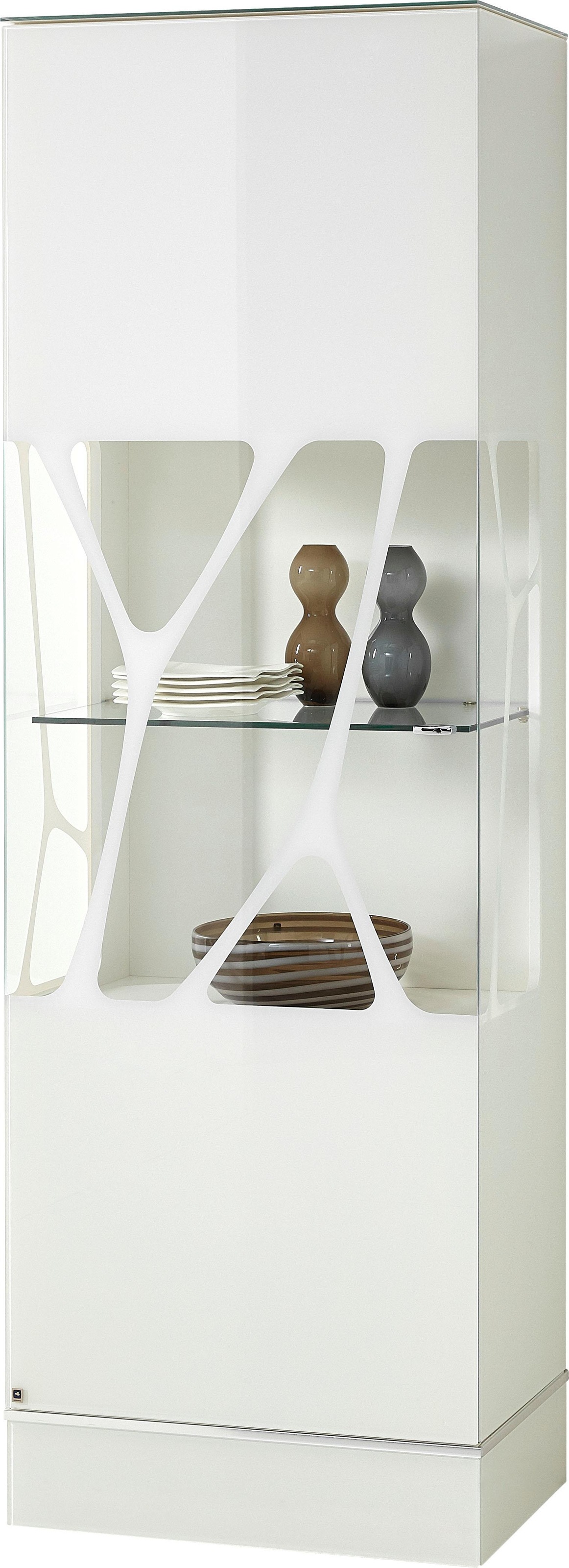 LEONARDO Glasvitrine »CUBE«, mit Genetics, wahlweise mit Beleuchtung, Höhe 192 cm