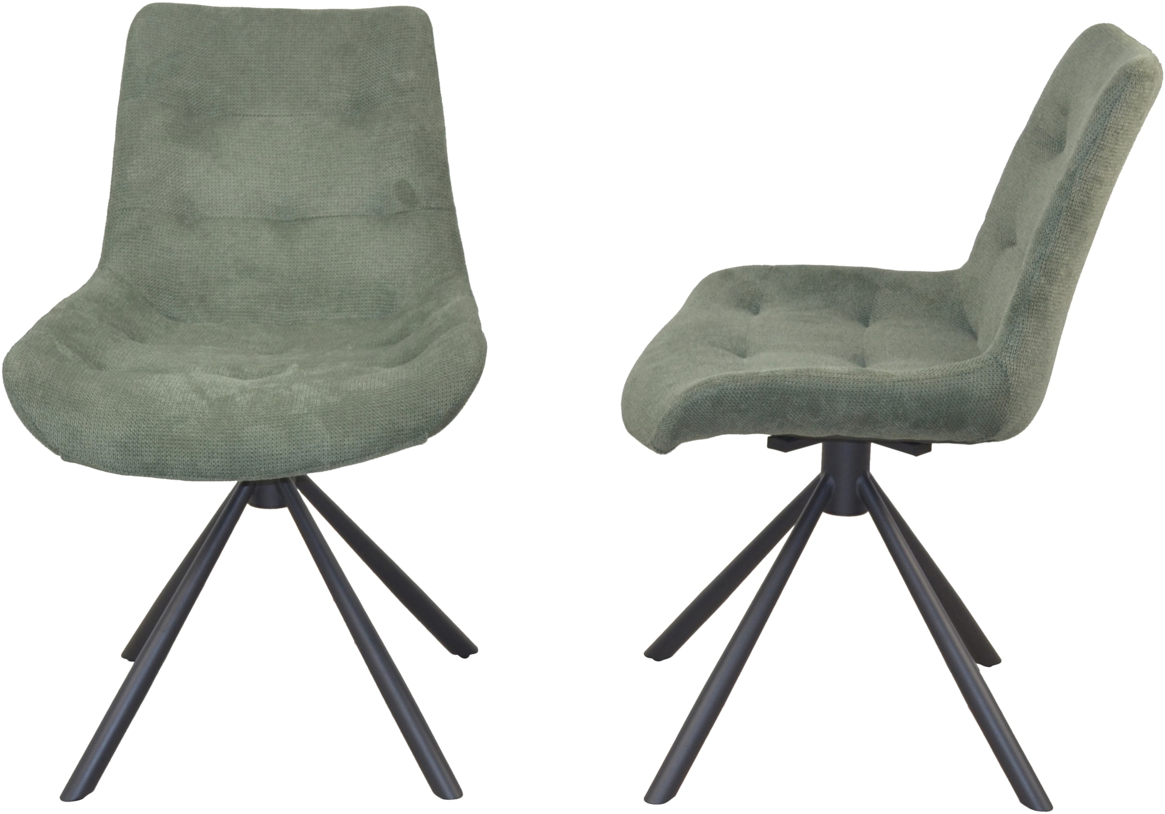 HOFMANN LIVING AND MORE Polsterstuhl, (Set), 2 St., Cord-Polyester