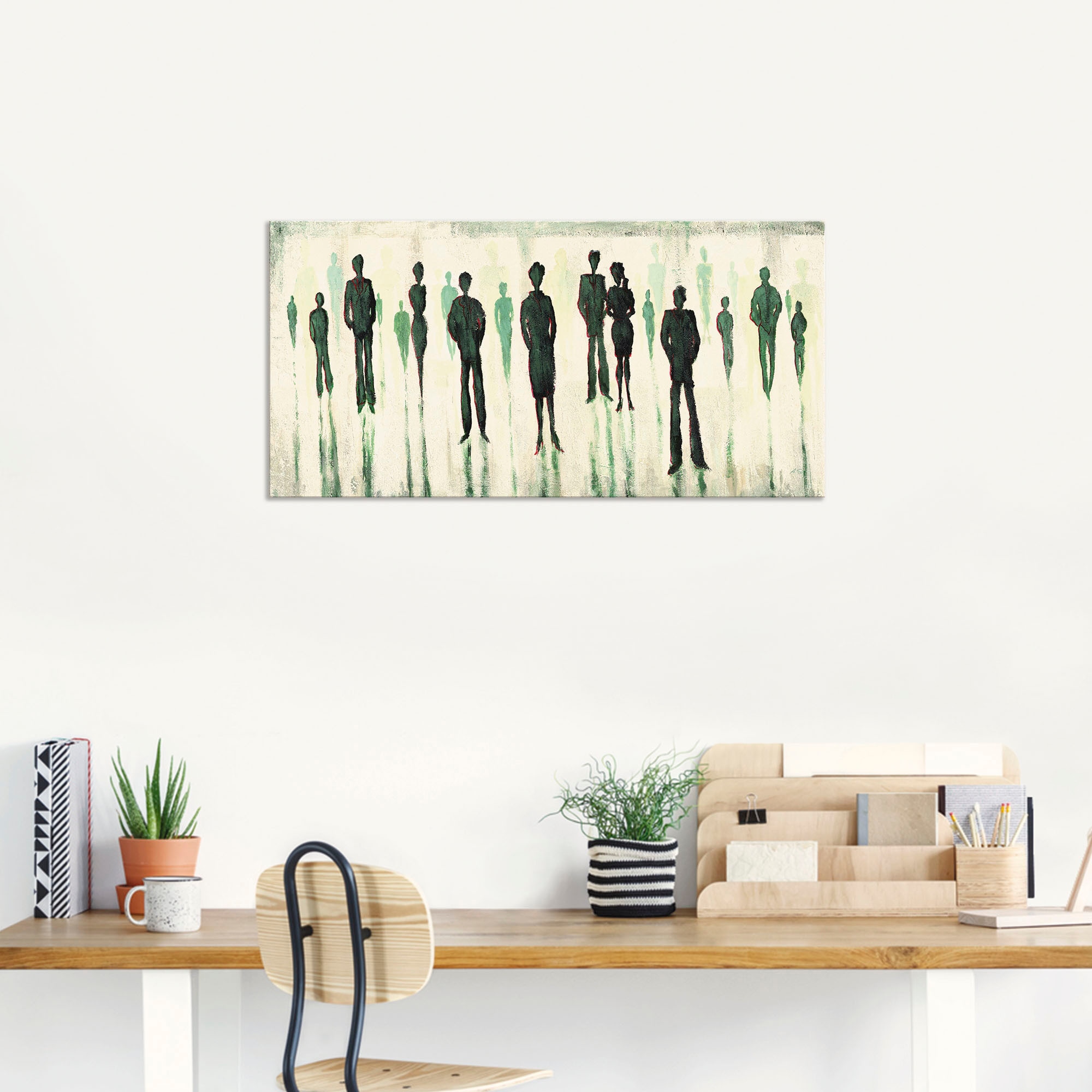 Artland Wandbild »Vor allen«, Gruppen & Familien, (1 St.), als Alubild, Outdoorbild, Leinwandbild in verschied. Größen