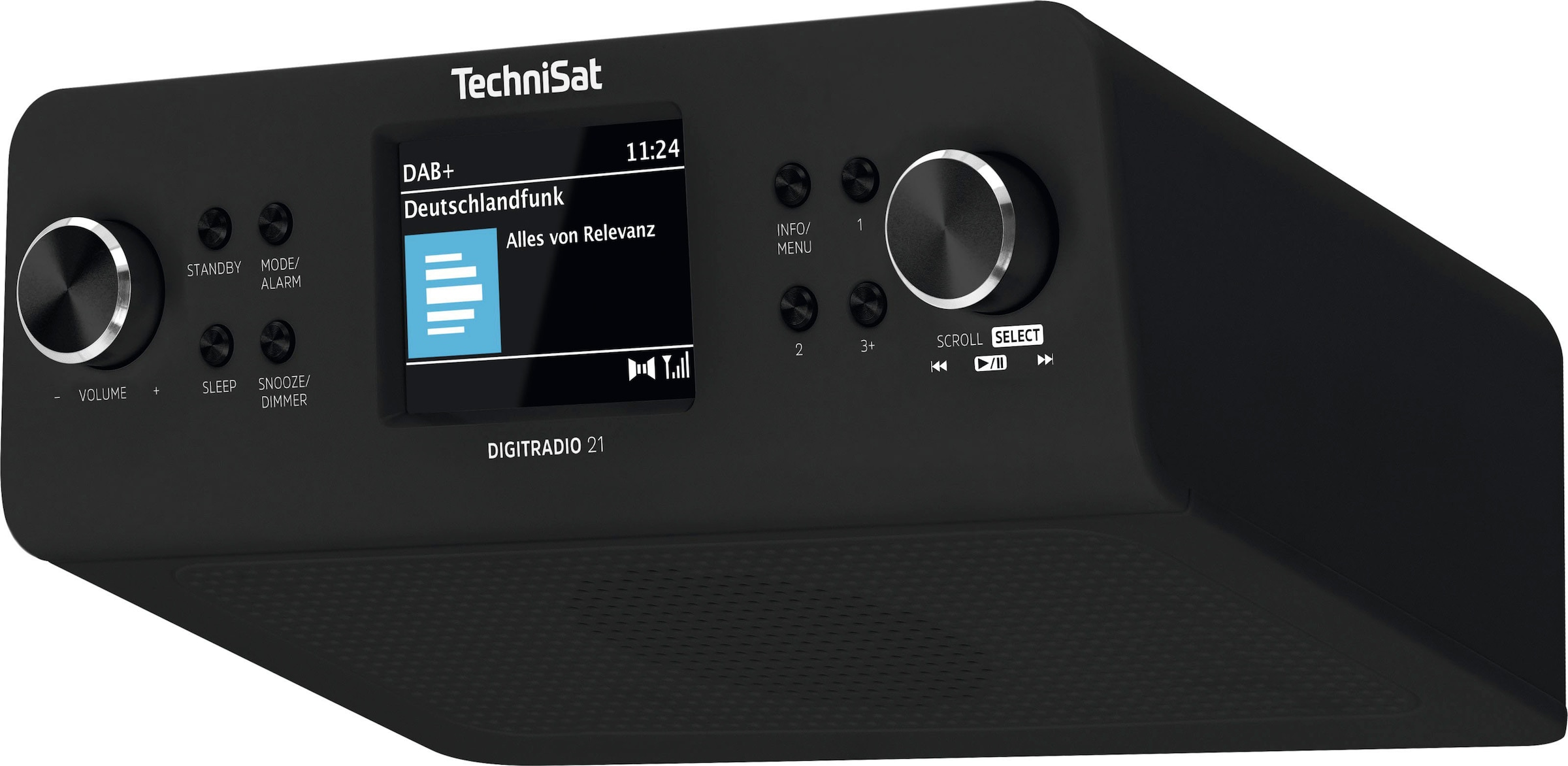 TechniSat Küchen-Radio »DIGITRADIO 21«, (A2DP Bluetooth-AVRCP Bluetooth Digitalradio (DAB+)-UKW mit RDS 2 W), Unterbau-Radio,Küchen-Radio