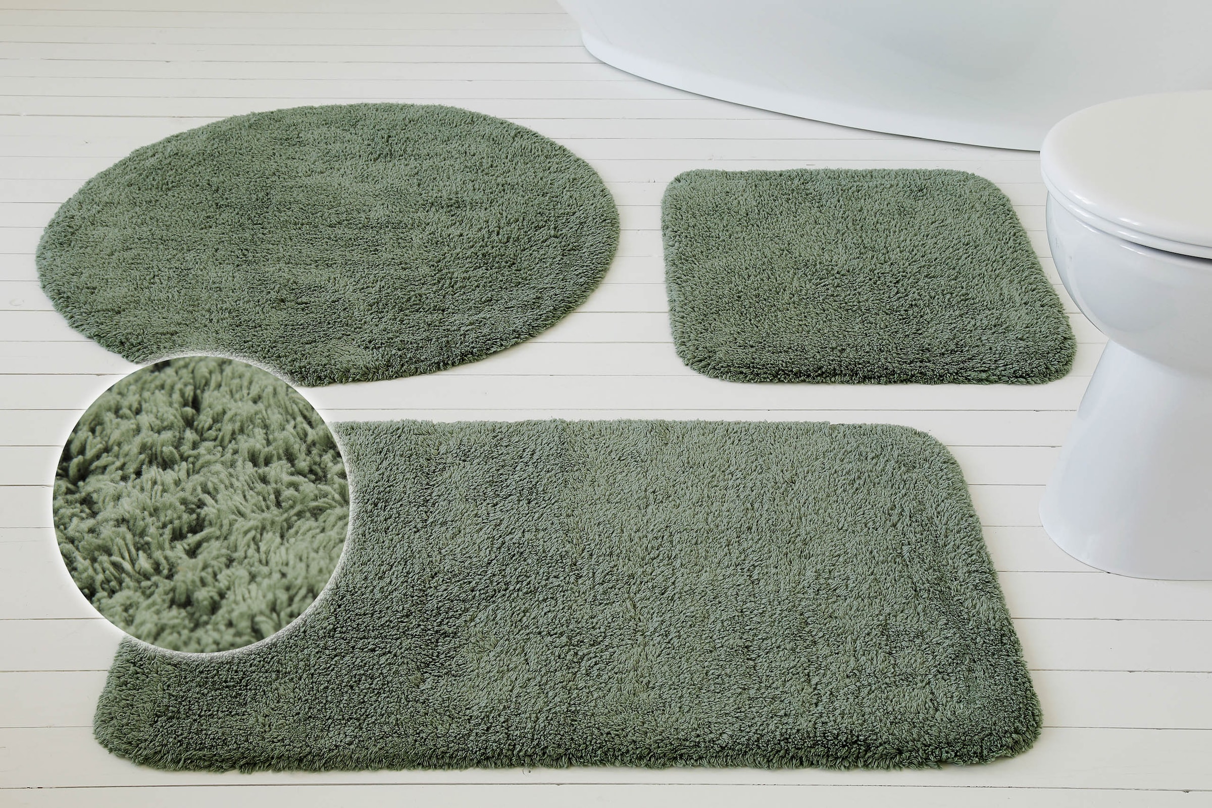 my home Badematte »Kian«, fußbodenheizungsgeeignet, Badvorleger, Badteppich günstig online kaufen