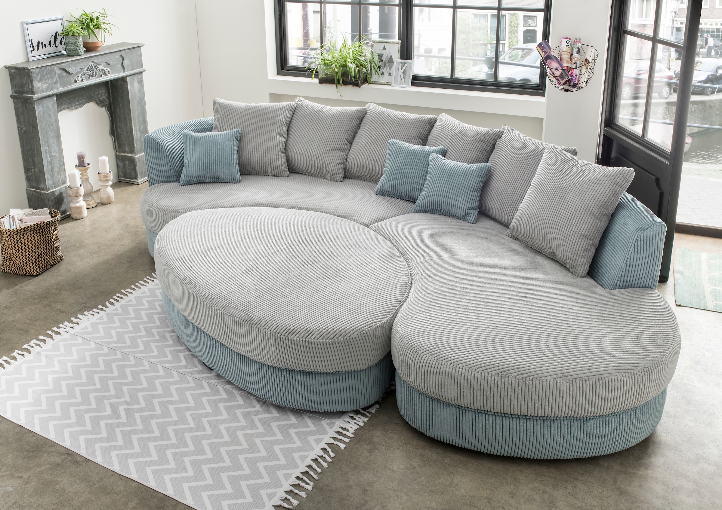 INOSIGN Ecksofa »Limoncello organische Formensprache, OTTOs Choice, L-Form«, ergonomische Form