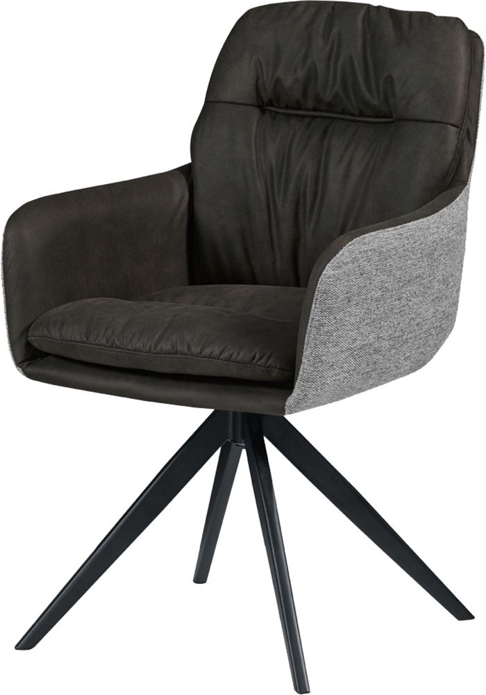 Kayoom Polsterstuhl »Stuhl Dian 125, hochwertige Verarbeitung, bequem, formschönes Design«, 1 St., 360-Grad drehbar, hochwertige Verarbeitung, bequem