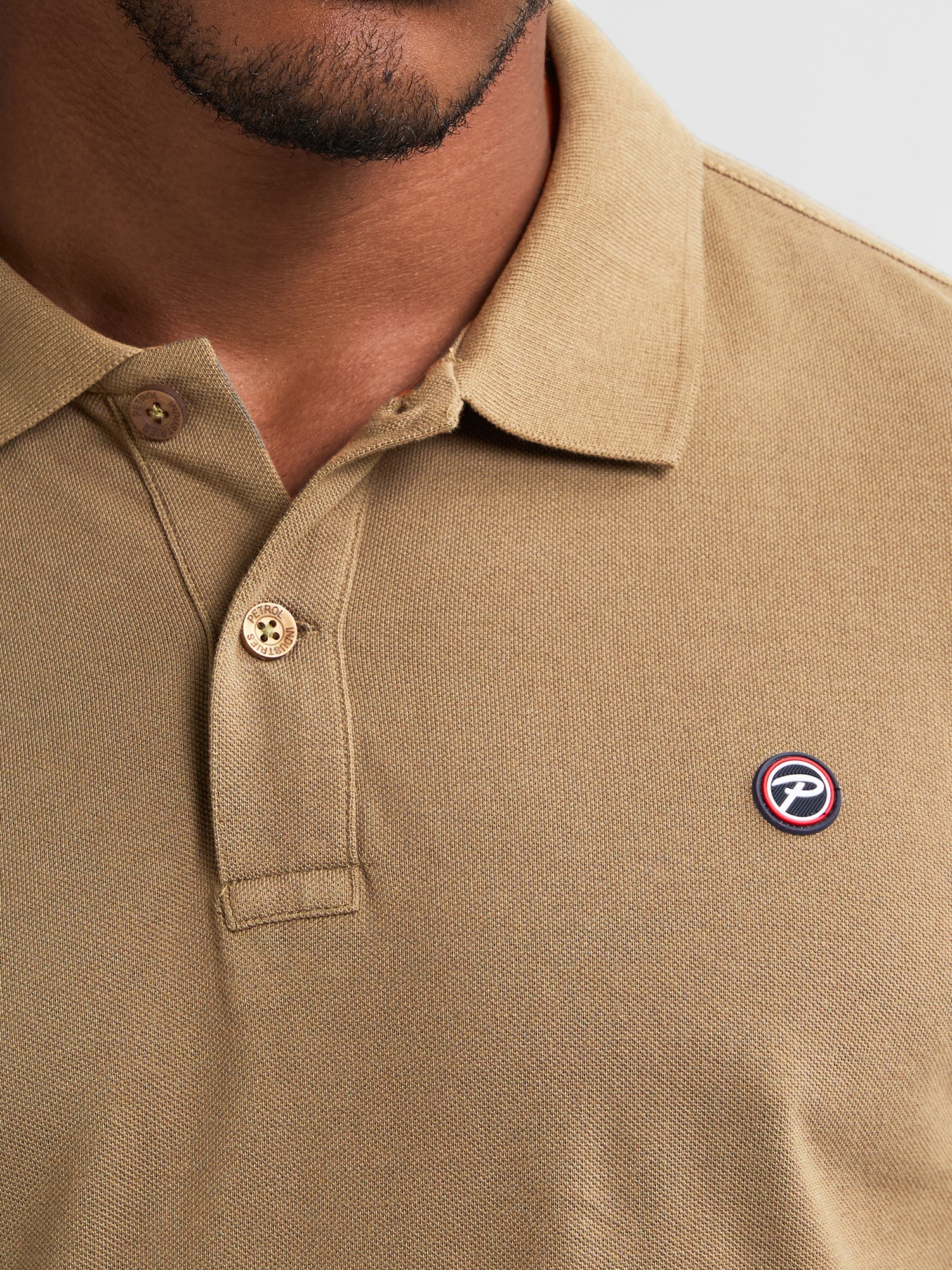 Petrol Industries Poloshirt mit Logo Stickerei