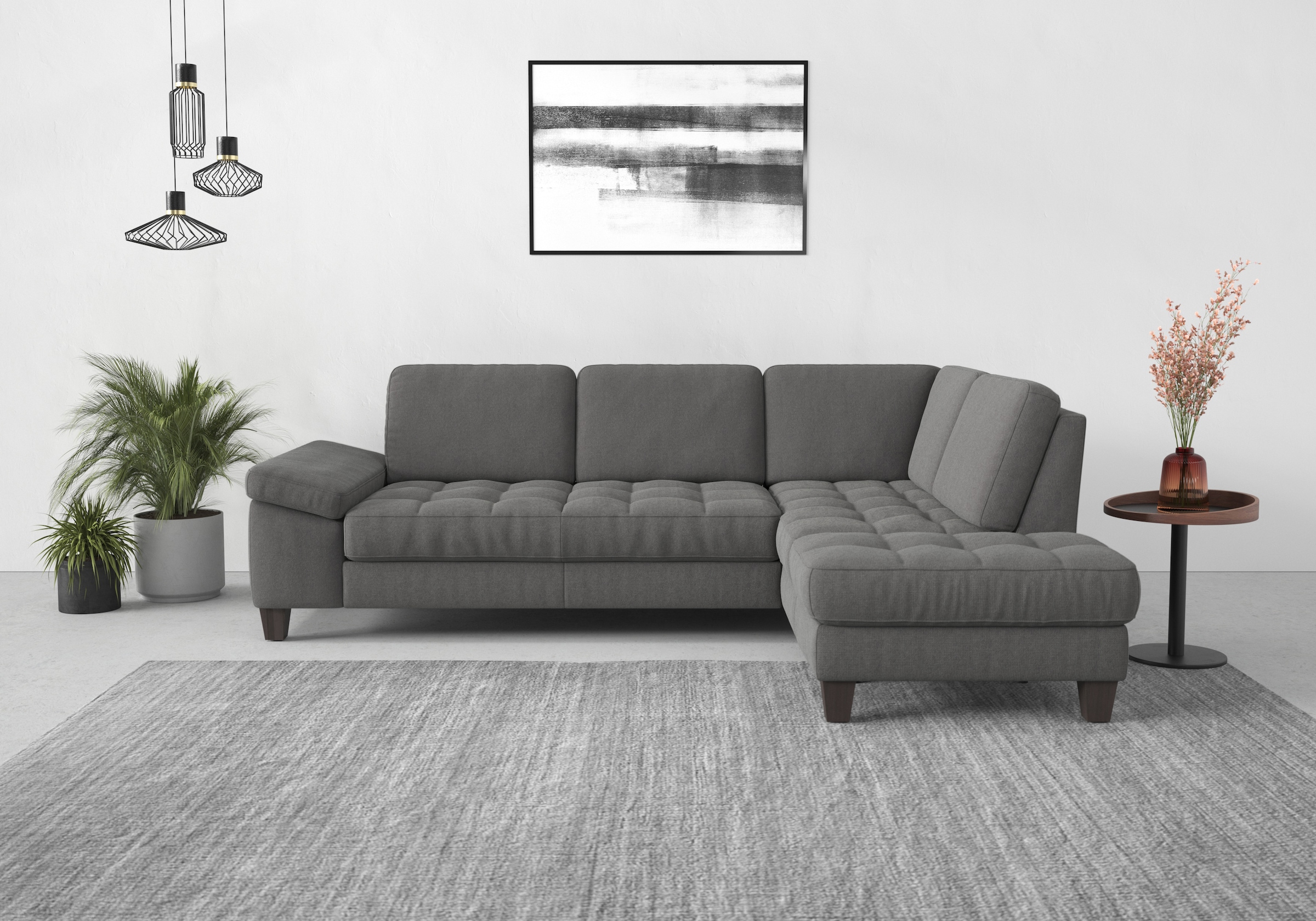 sit&more Ecksofa »Westham L-Form«, mit Ottomane, mit oder ohne Bettfunktion günstig online kaufen