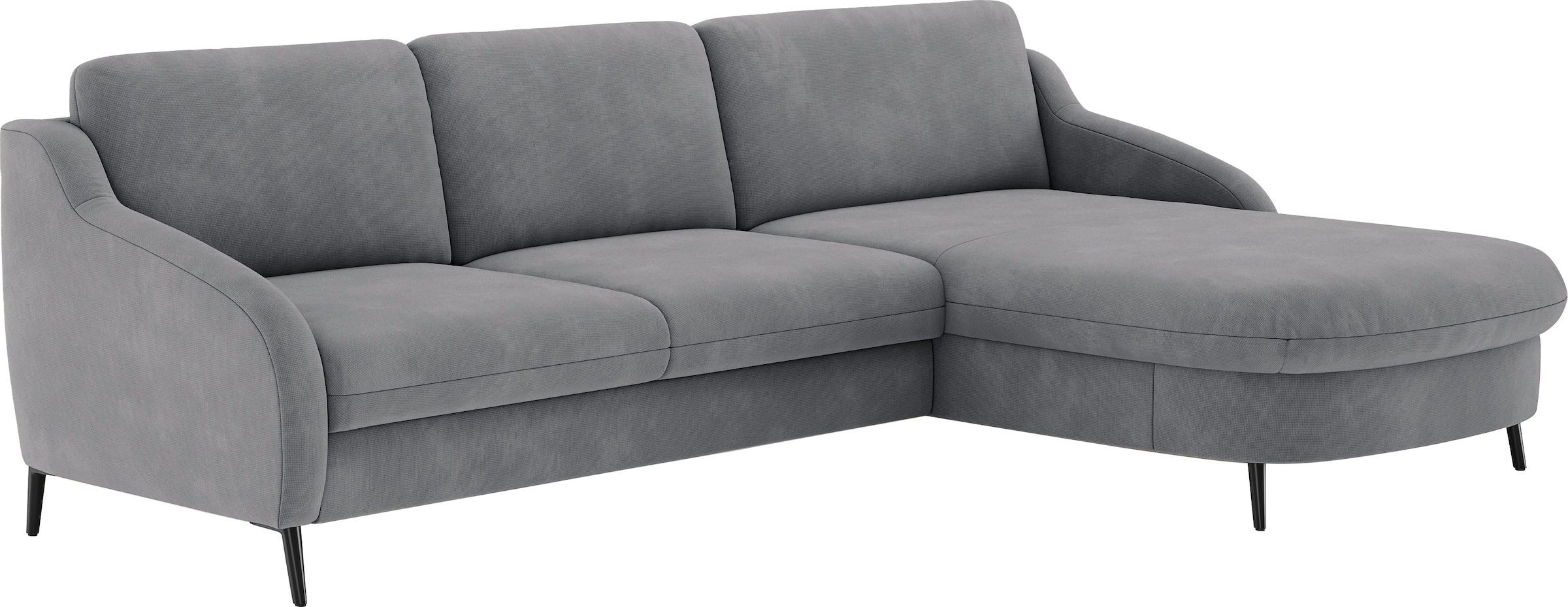 sit&more Ecksofa »Soul L-Form«, wahlweise mit Bettfunktion und Bettkasten oder Schubkasten