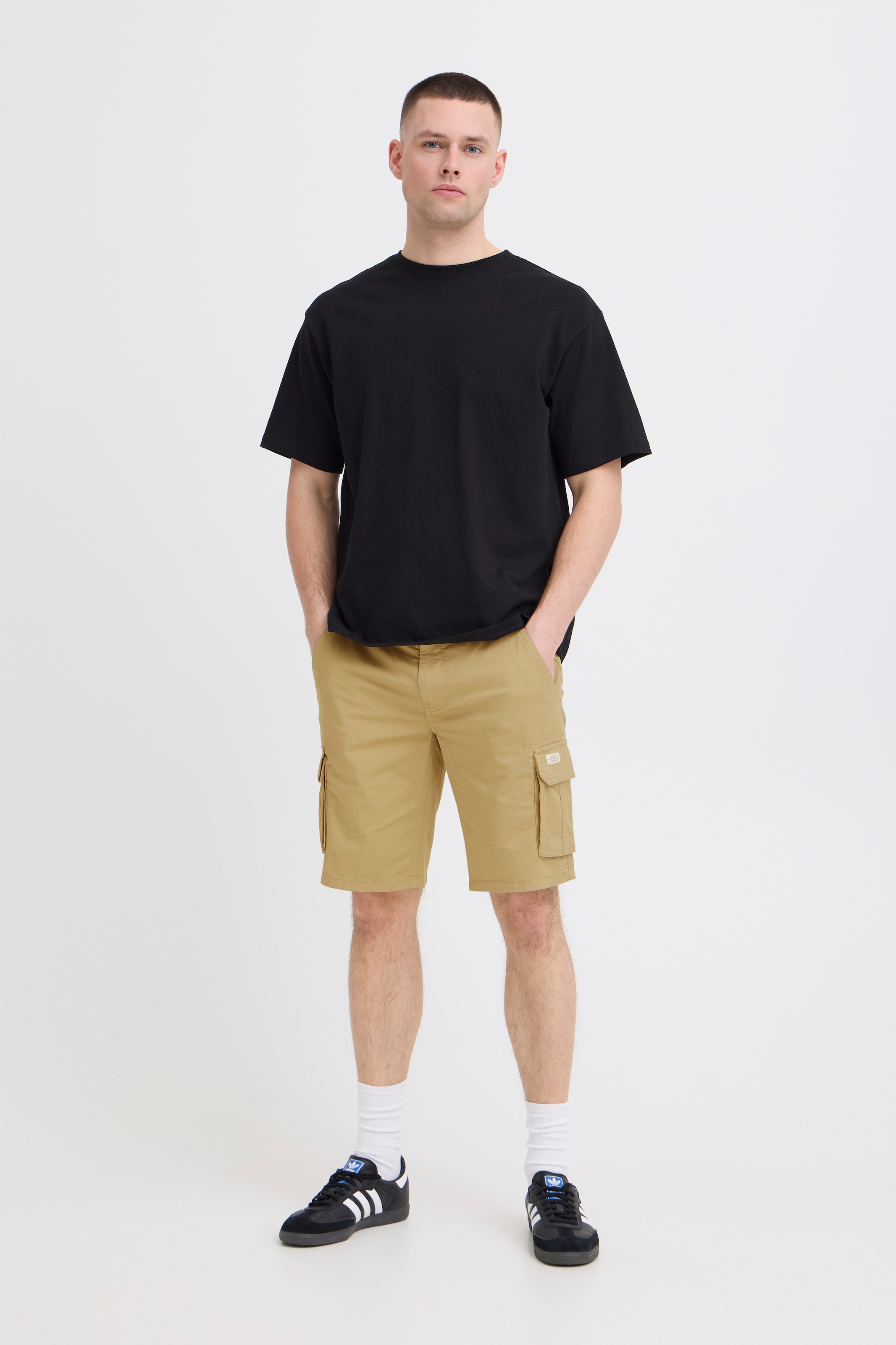 Blend Shorts »BHMORGAN REG  CARGO SHORTS«  aus Baumwolle und Elasthan, Regular Fit, knielange Schnittform