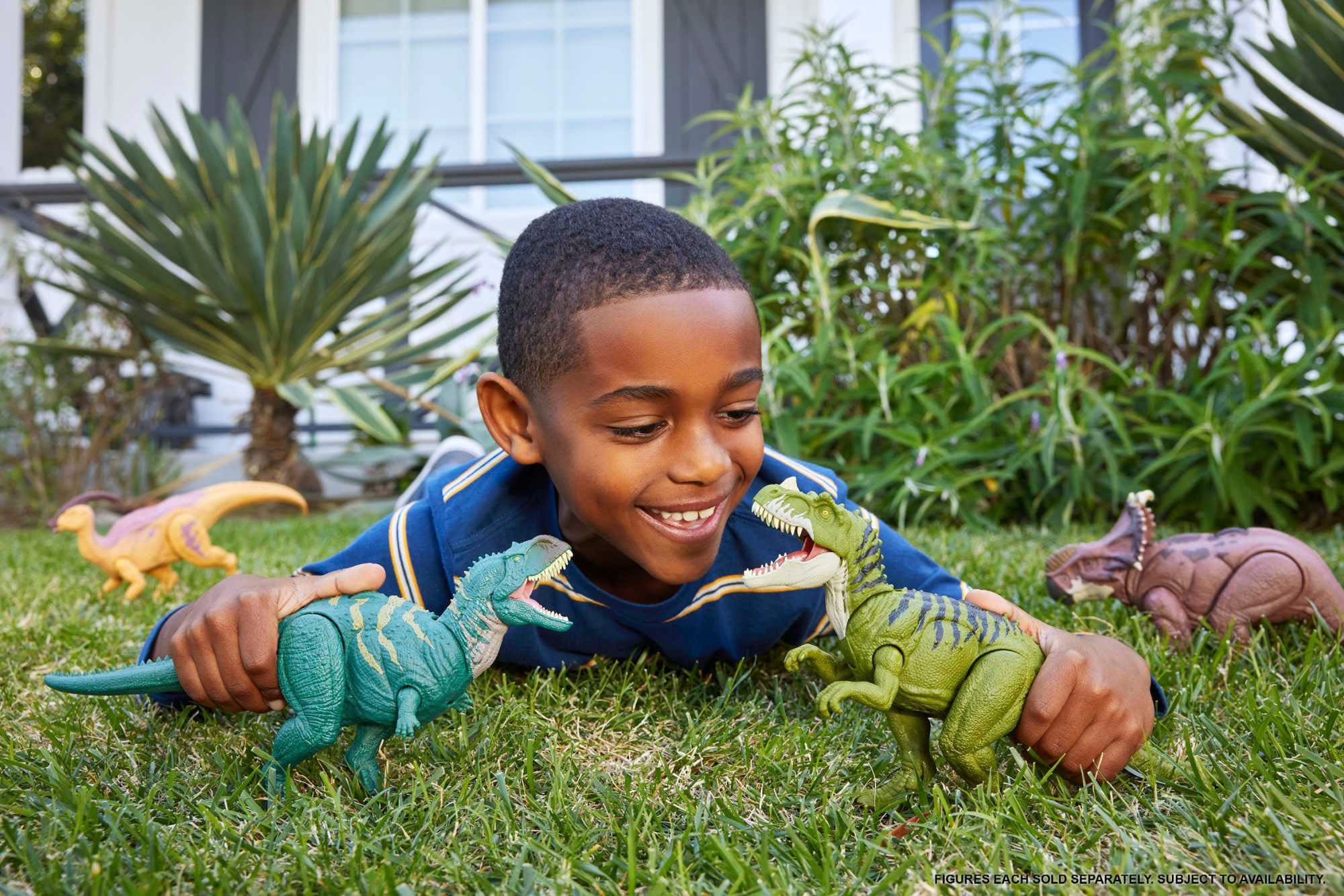 Mattel® Actionfigur »Jurassic World - Wild Roar Ceratosaurus«, mit Stampfattacke und Brüllgeräusch