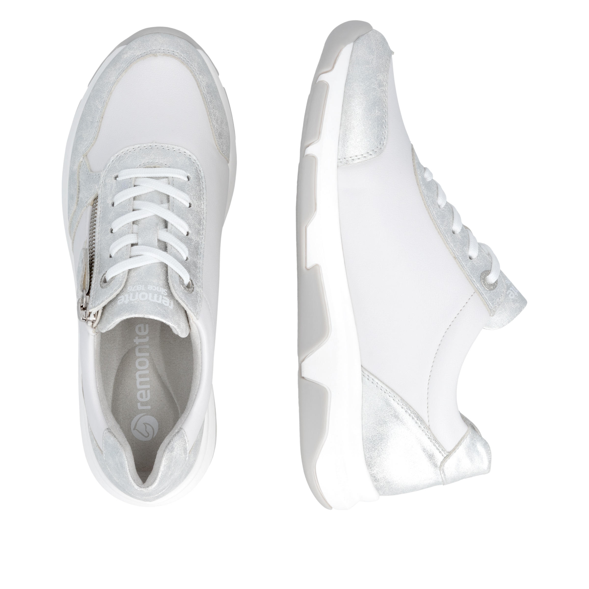 Remonte Keilsneaker  Schnürschuh, Halbschuh, Freizeitsneaker in veganer Verarbeitung