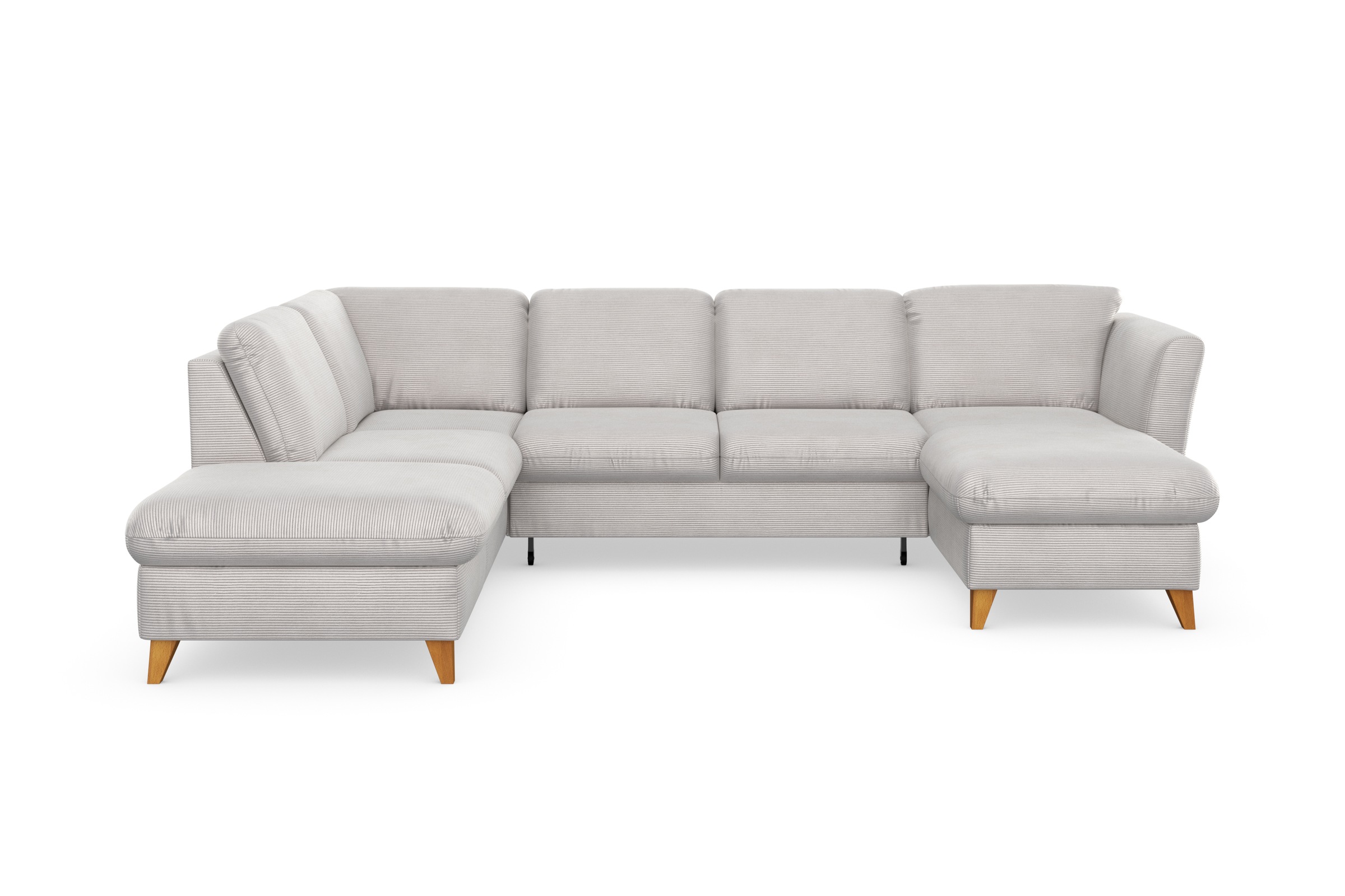 Home affaire Wohnlandschaft »Trelleborg U-Form« wahlweise mit Bettfunktion günstig online kaufen