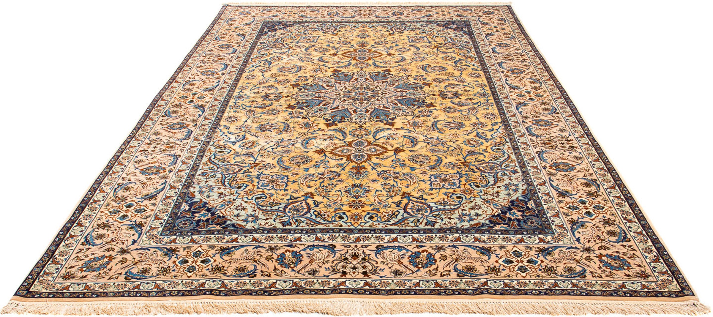 morgenland Orientteppich »Perser - Isfahan - Premium - 310 x 206 cm - beige günstig online kaufen