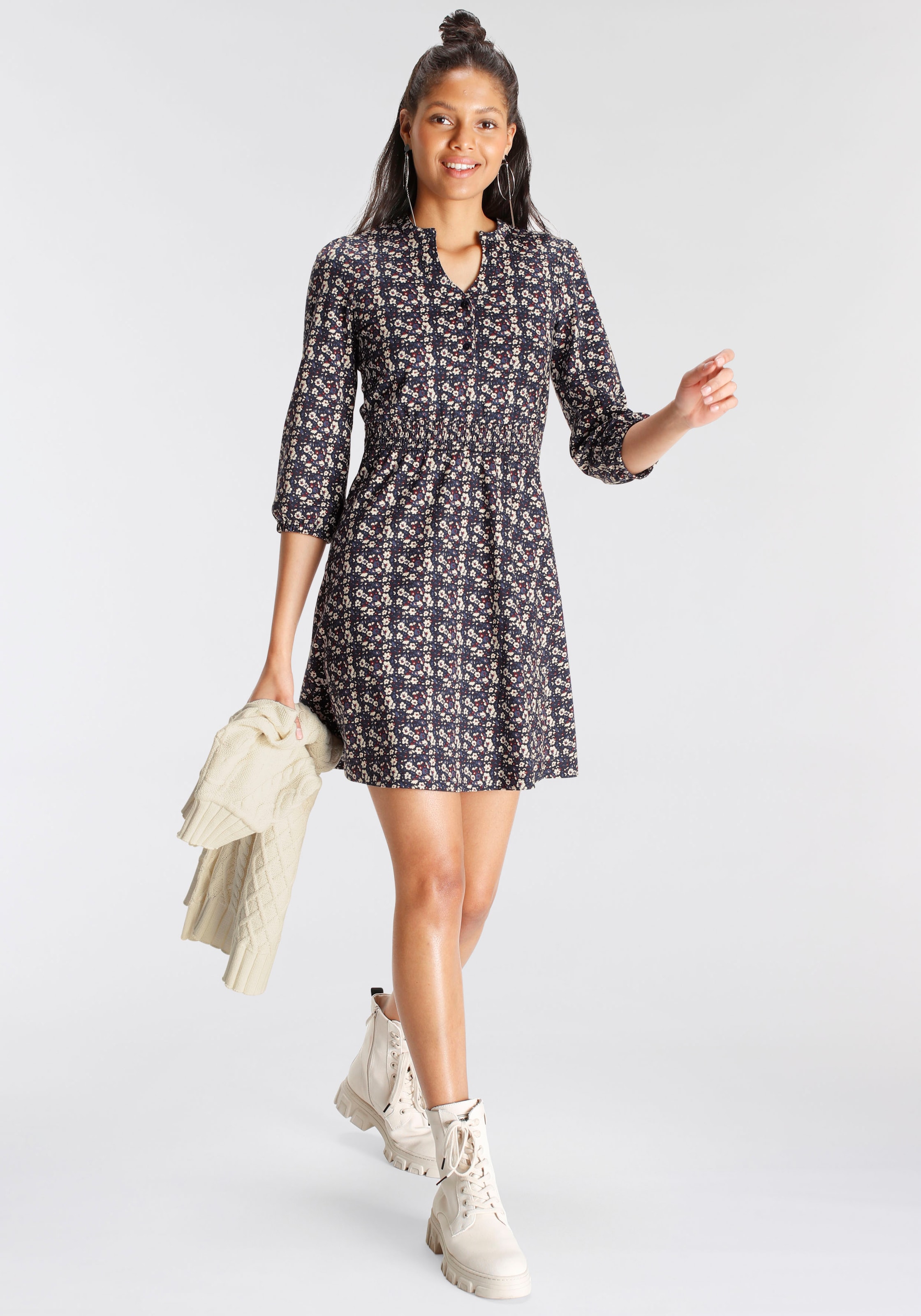 KOLLEKTION - Jerseykleid, im bestellen AJC Blumenprint Online-Shop mit NEUE