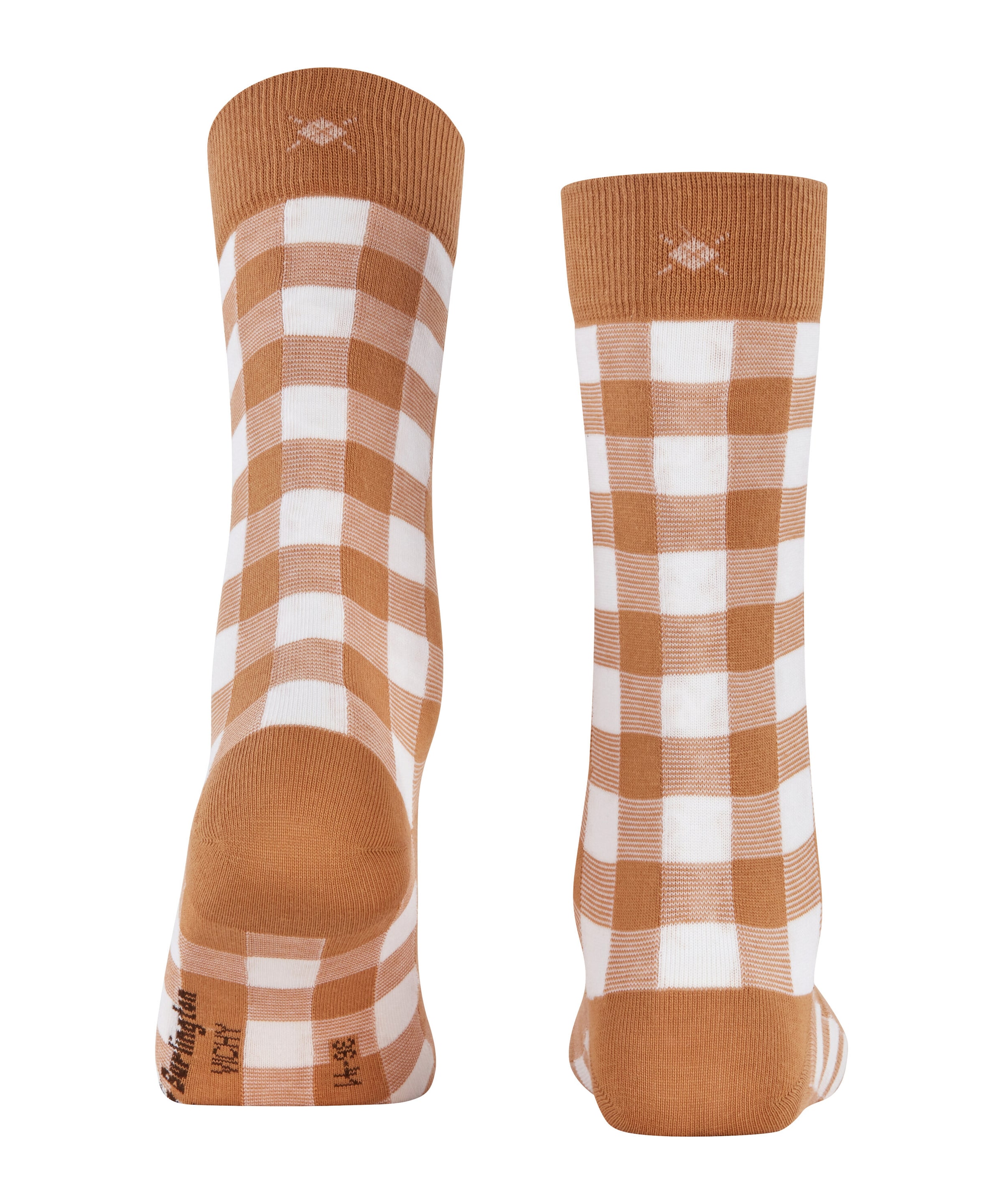Burlington Socken »Vichy« Einheitsgröße 36-41, Karomuster, gekämmte Baumwolle