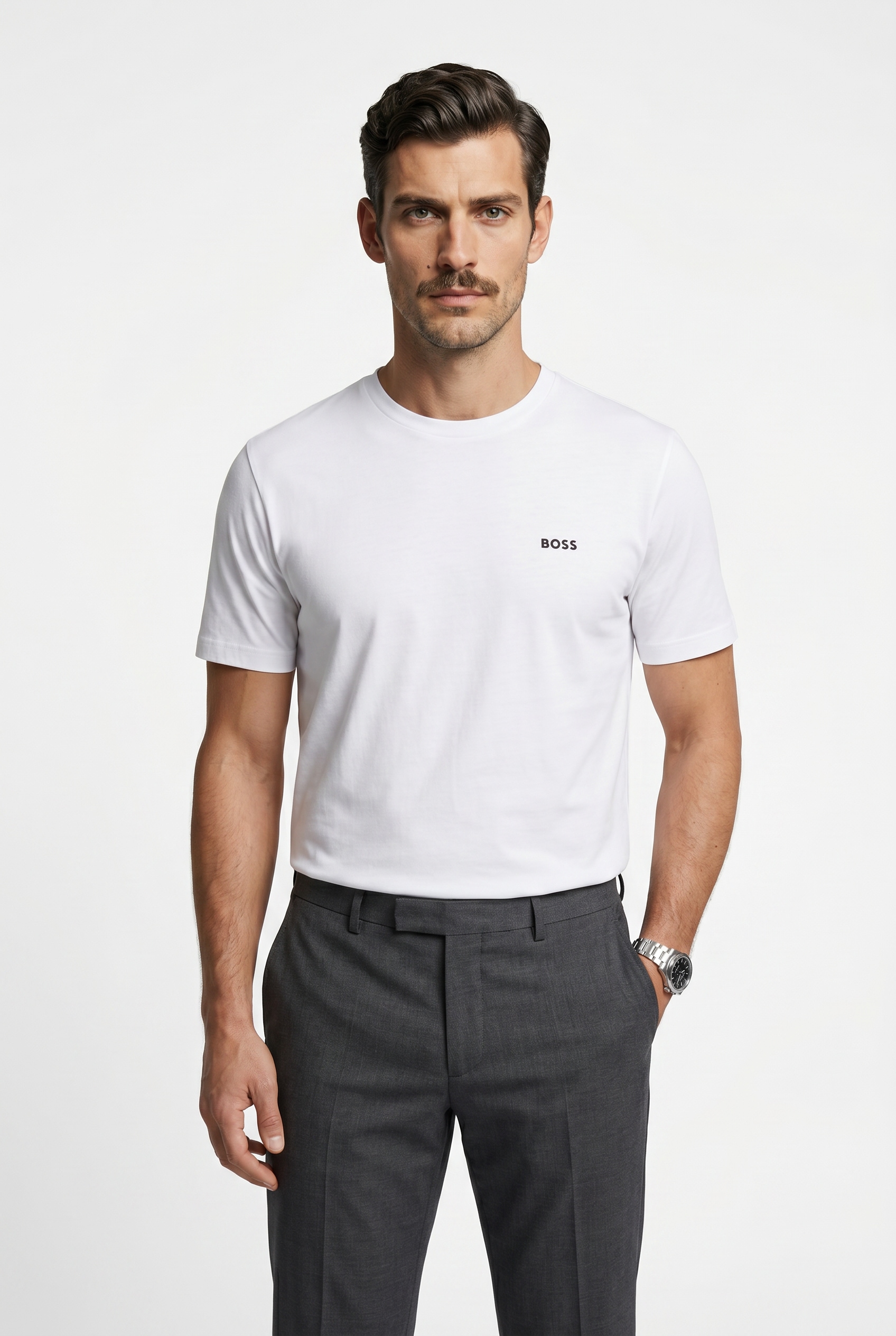 BOSS GREEN T-Shirt Packung, 3er-Pack, 3 Rundhalsausschnitt, kurze Ärmel, Regular fit, Logodruck