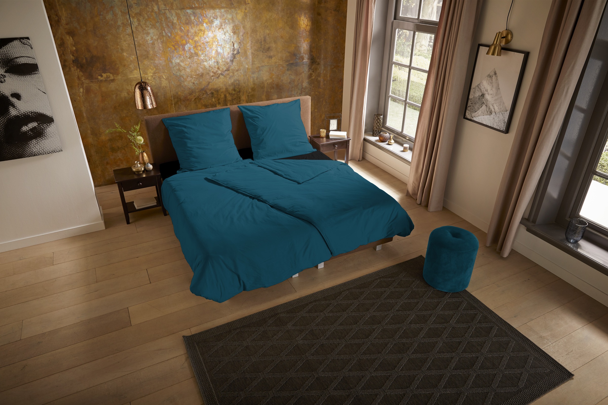 PURE luxury collection Bettwäsche »Pure uni«, Mikrofaser, Pflegeleicht, Weich, Uni, Unifarben, Reißverschluss