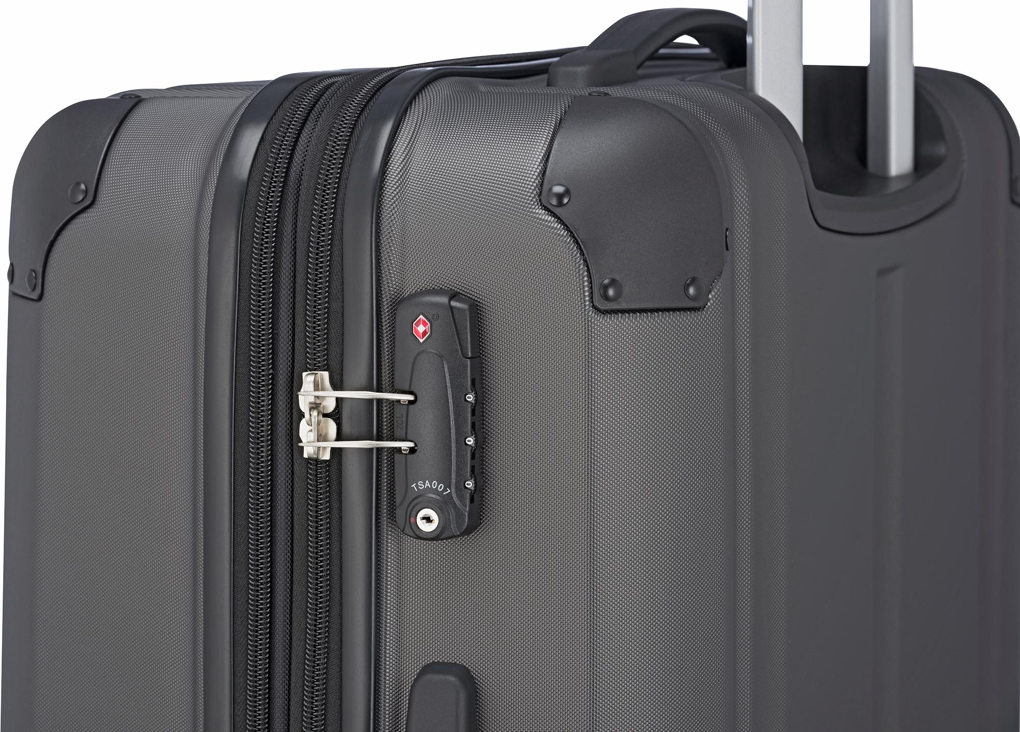travelite Hartschalen-Trolley »CITY, verschiedene Größen und Farben«, 4 Rollen, Reisegepäck Koffer Volumenerweiterung TSA-Schloss Volumenerweiterung