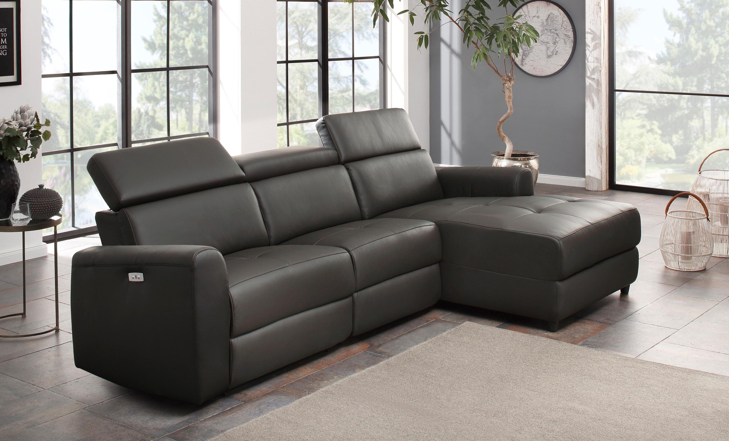 Home affaire Ecksofa »Sentrano, L-Form,«, 275 cm, man. o. elektr. Relaxfunk günstig online kaufen