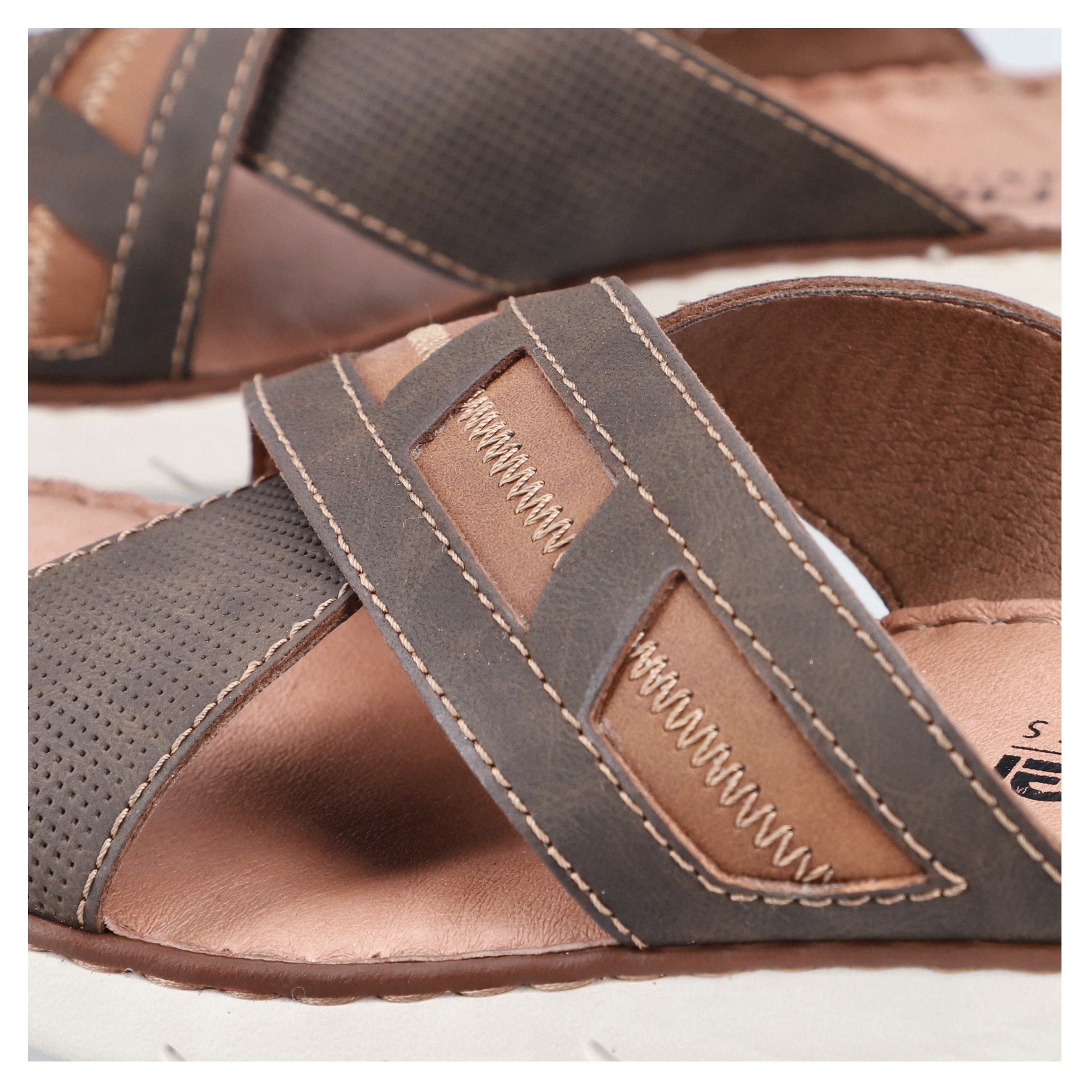 Rieker Pantolette, Sommerschuh, Strandschuh, Schlappen mit weicher Innensohle
