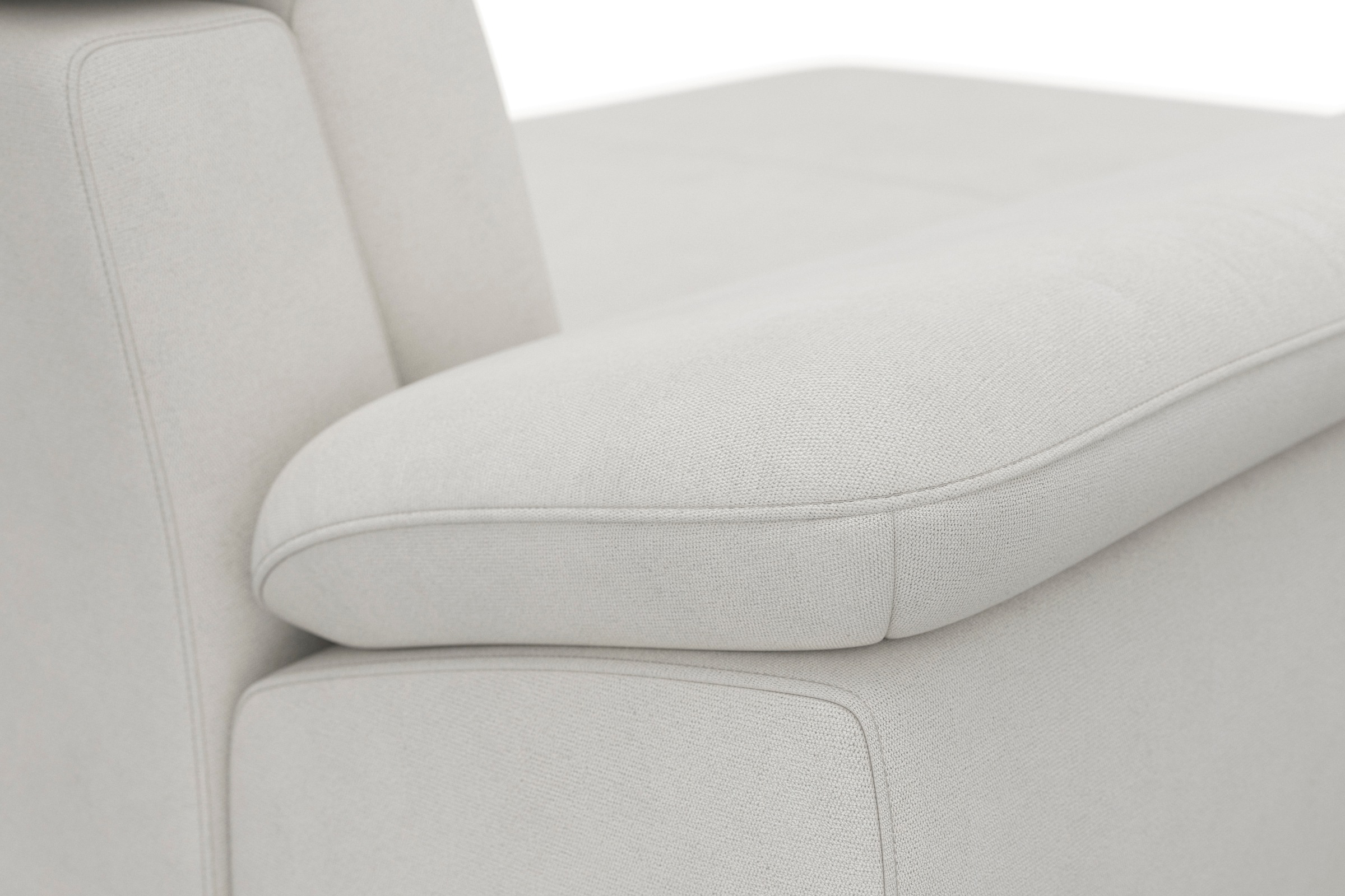 sit&more Wohnlandschaft »Cabrio U-Form, mit Sitztiefenverstellung, Arm- und Kopfteilverstellung«, 3 Nierenkissen, Federkern, optional Bettfunktion und Stauraum