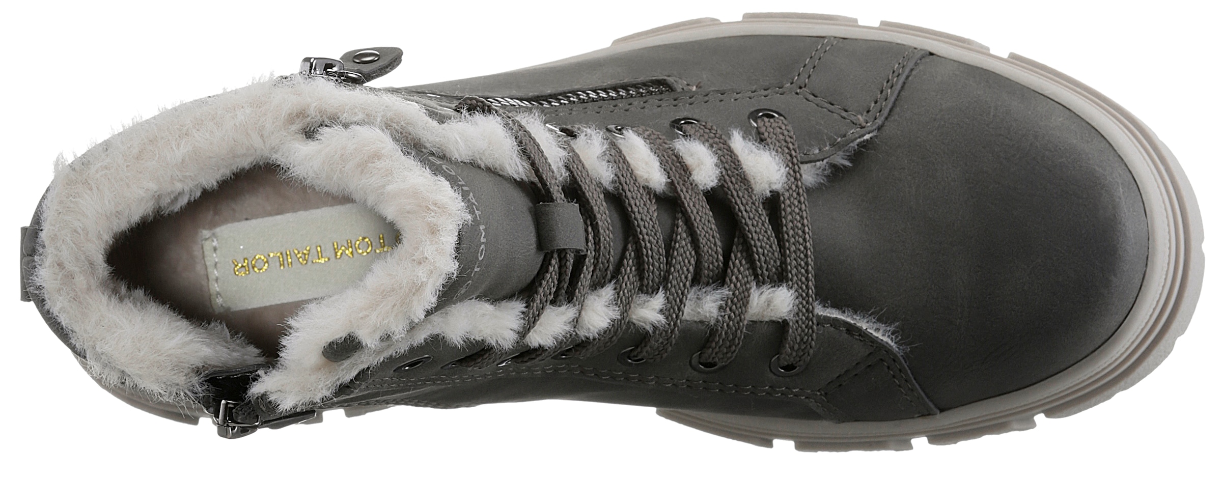 TOM TAILOR Winterboots  Plateauboots, Winterboots mit Zierreißverschluss