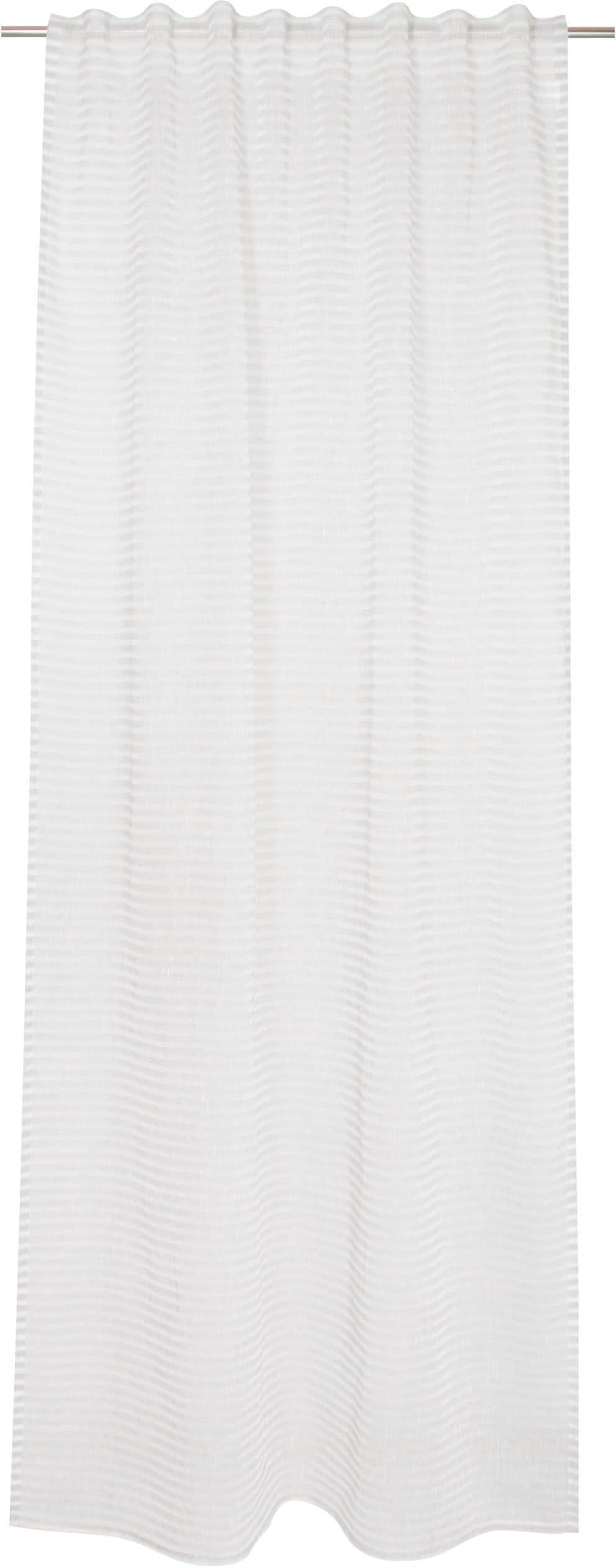 TOM TAILOR HOME Vorhang »Natural Stripe«, (1 St.), transparent günstig online kaufen
