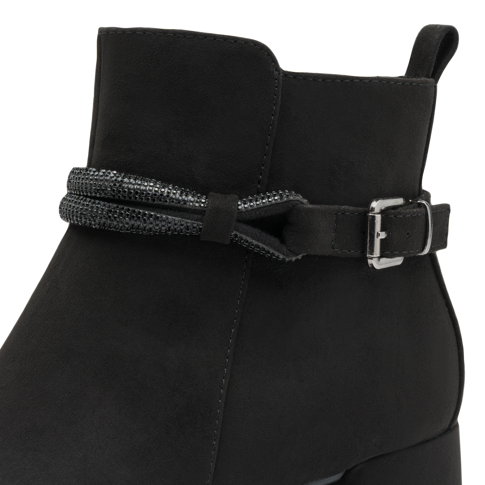 MARCO TOZZI Stiefelette  , Blockabsatz, Ankleboots, Businessschuh mit eleganter Schmuckkordel