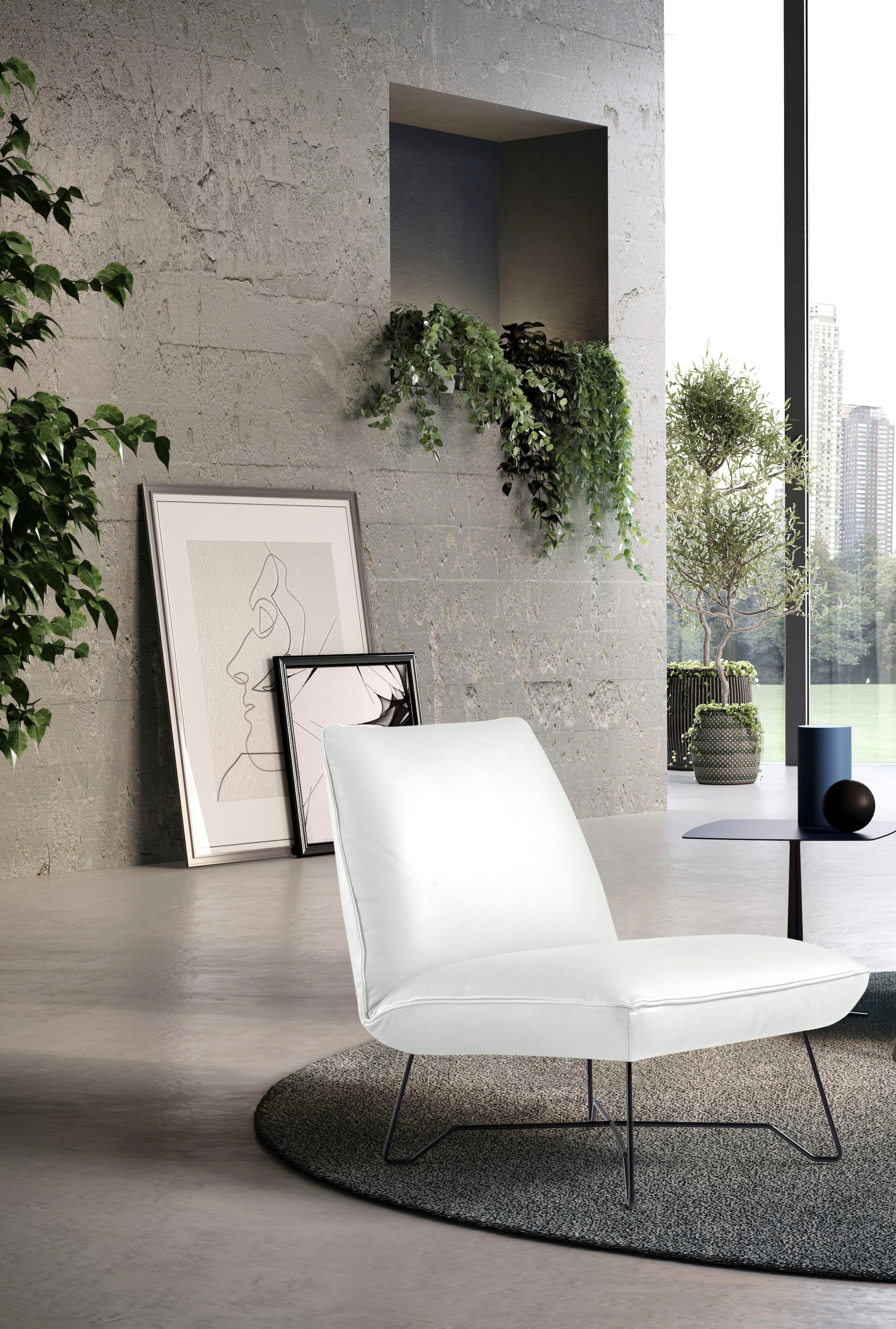 Egoitaliano Sessel »Lia Loungesessel, elegant und stylisch, toller Sitzkomfort«, extravaganter Designsessel, Solitärsessel