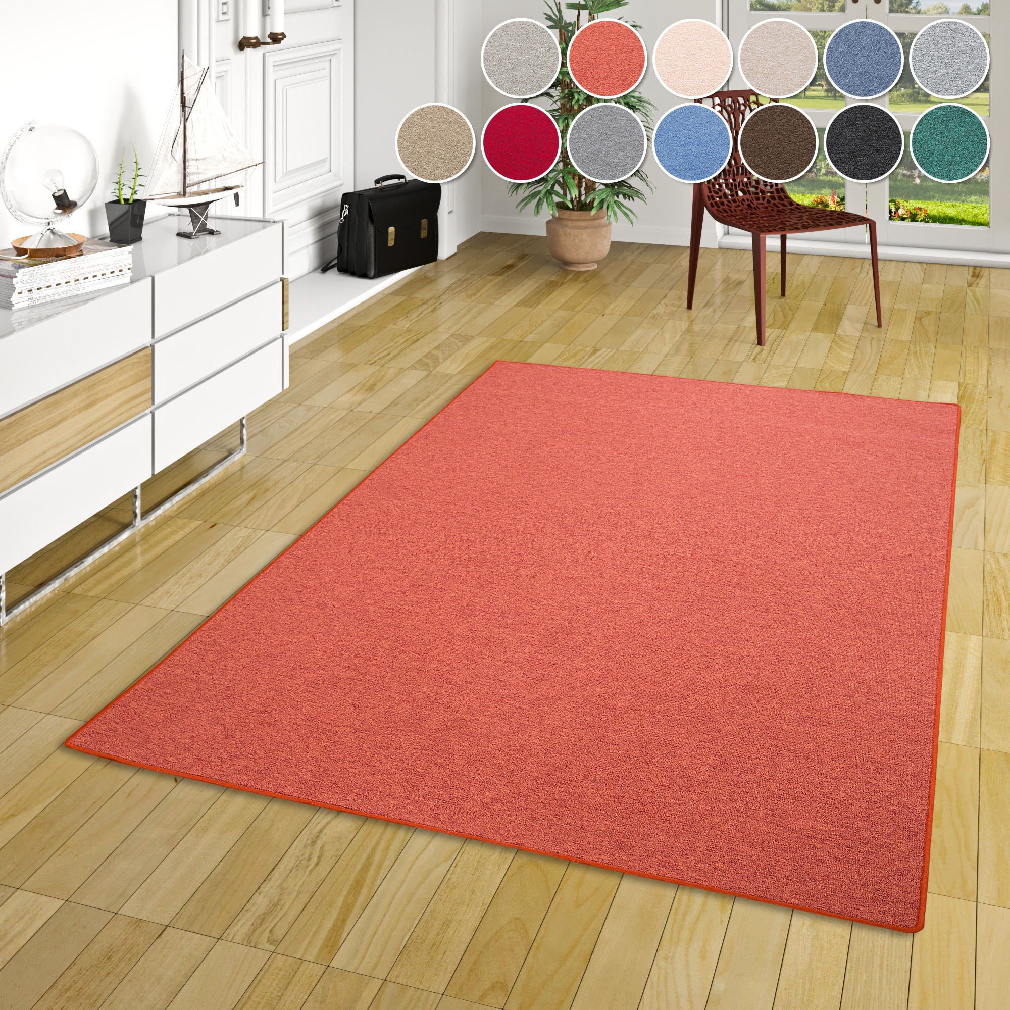 my home Teppich »Fortis, Schlinge, Made in Netherlands«, rechteckig, 5 mm H günstig online kaufen