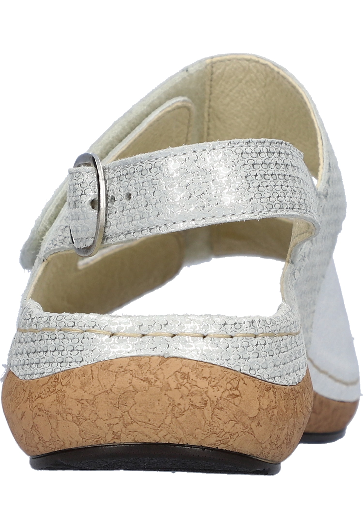 Waldläufer Sandale »K-HELIETT«  Sommerschuh, Keilsandalette, Metallic-Look, in Extraweite K