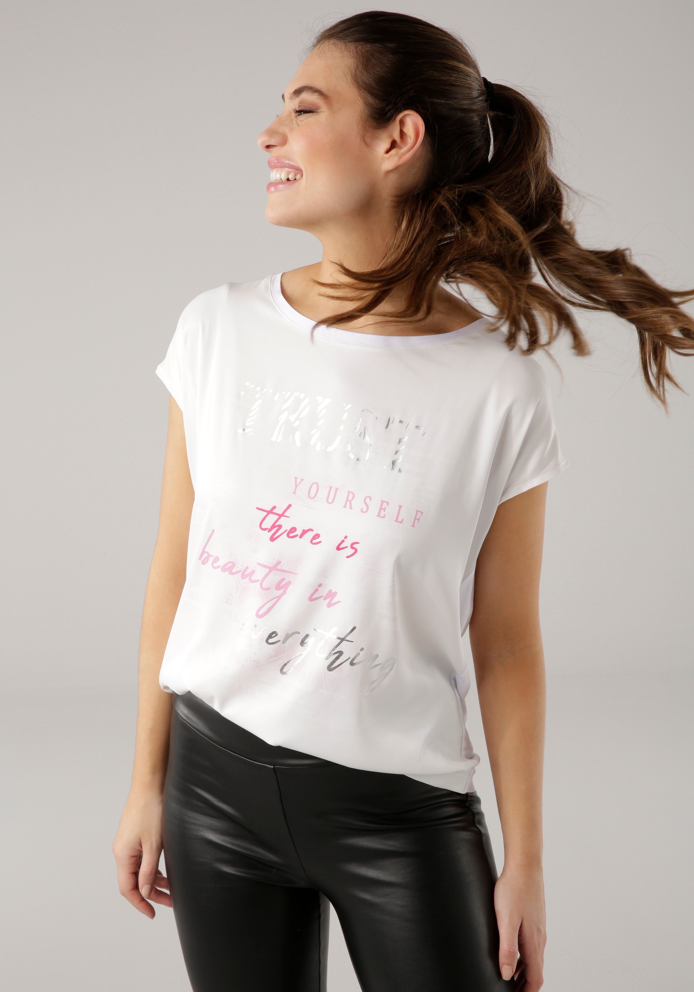 Laura Scott Shirtbluse, mit dezentem Aufdruck - NEUE FARBEN jetzt bestellen | Blusenshirts