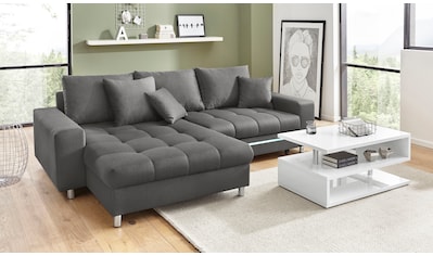 Nova Via Ecksofa, wahlweise mit Kaltschaum (140kg Belastung/Sitz), RGB-LED-Beleuchtung... kaufen Nova Via Ecksofa, wahlweise mit Kaltschaum (140kg Belastung/Sitz), RGB-LED-Beleuchtung... kaufen