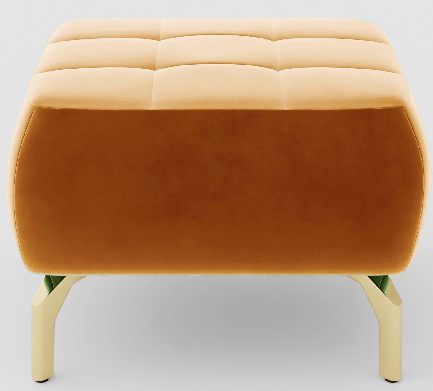 sit&more Polsterhocker »Orient 1« goldfarbene Metallfüße