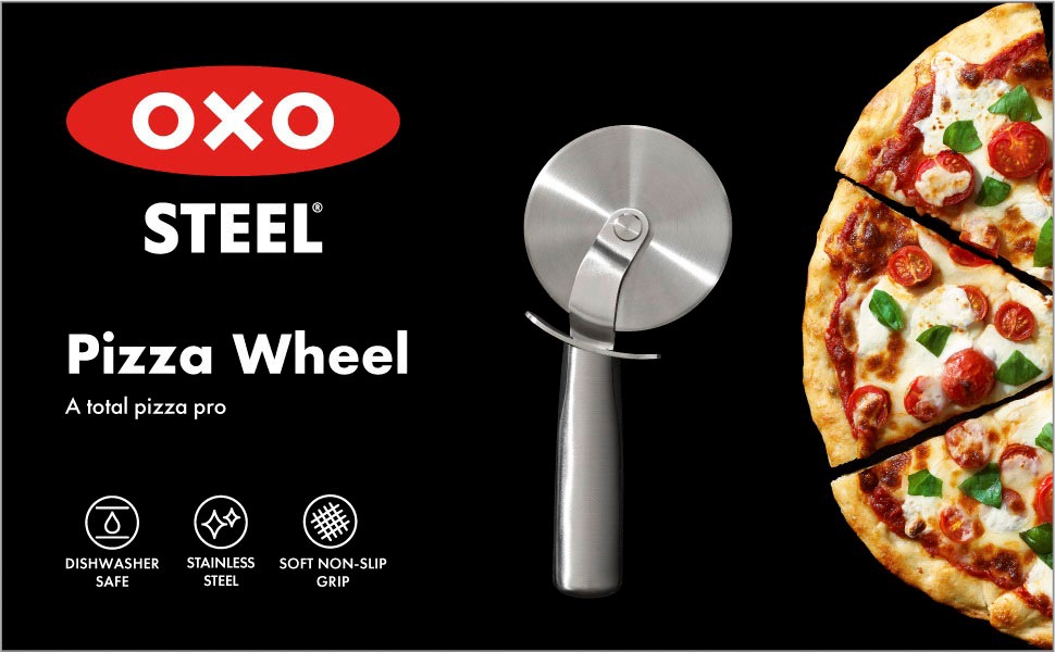 OXO Good Grips Pizzaschneider Edelstahl, Soft-Touch-Griff günstig online kaufen