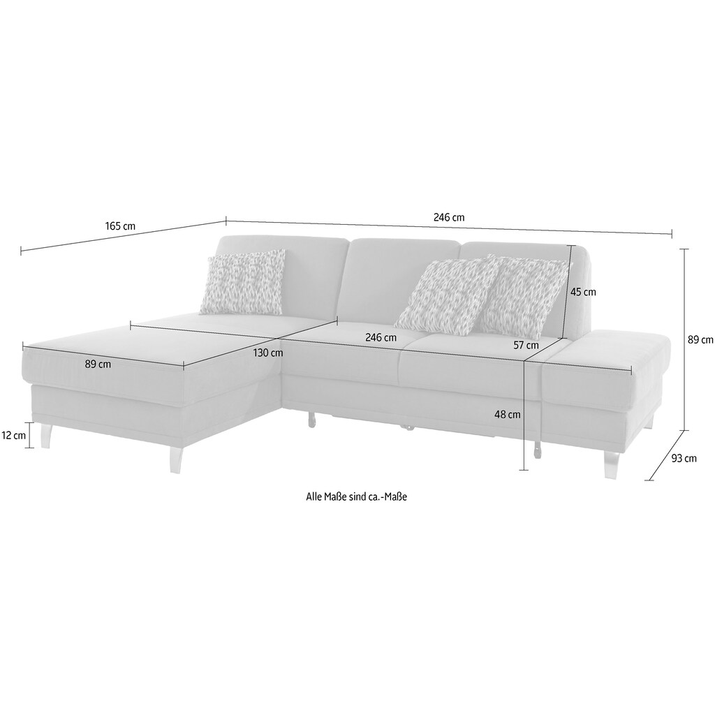 sit&more Ecksofa »Clio«