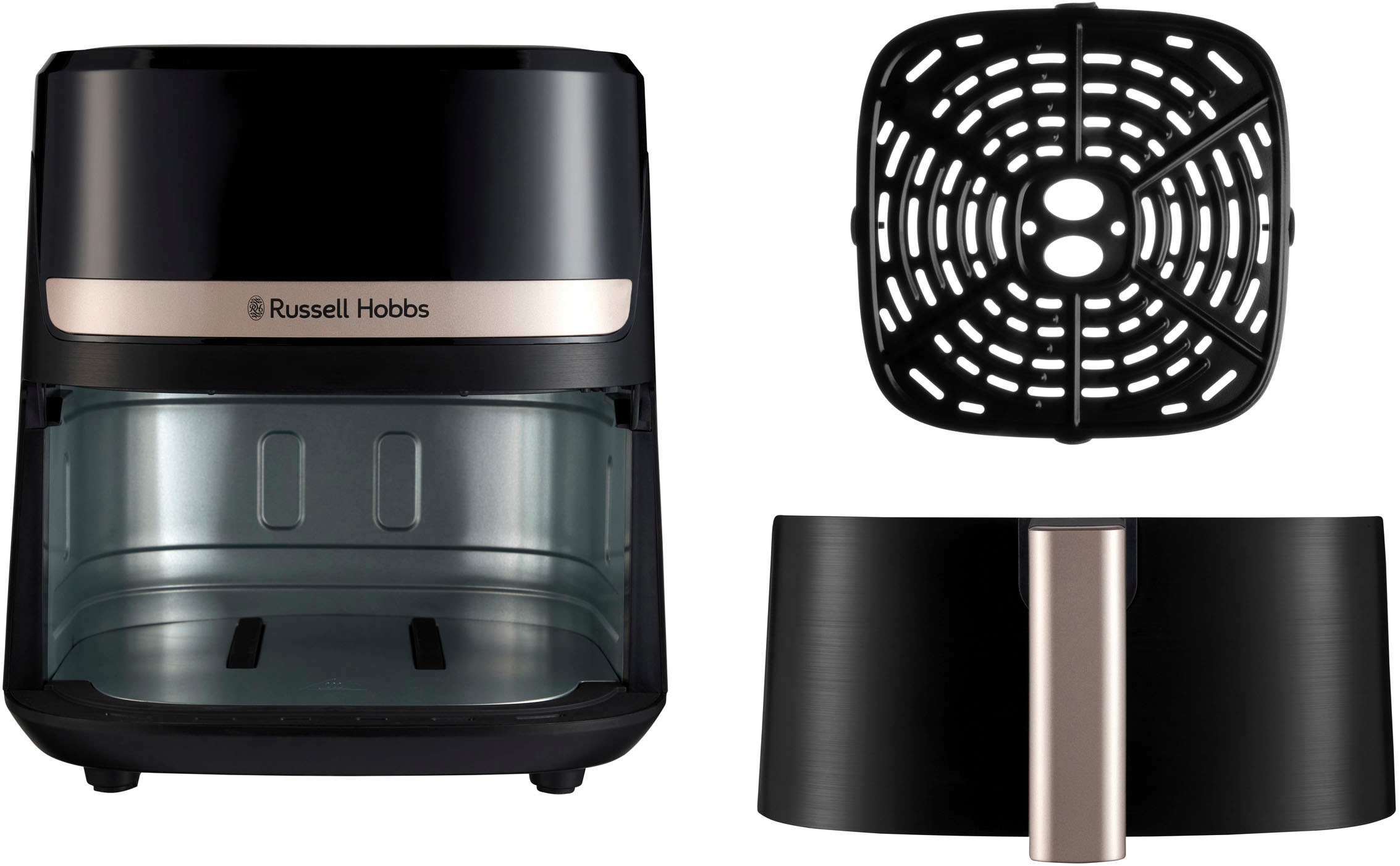 RUSSELL HOBBS Heißluftfritteuse »27610-56 SatisFry, 4,3 L«, 1300 W, Airfryer–wenig oder kein Öl erforderlich, 9 Programme, 4,3 L