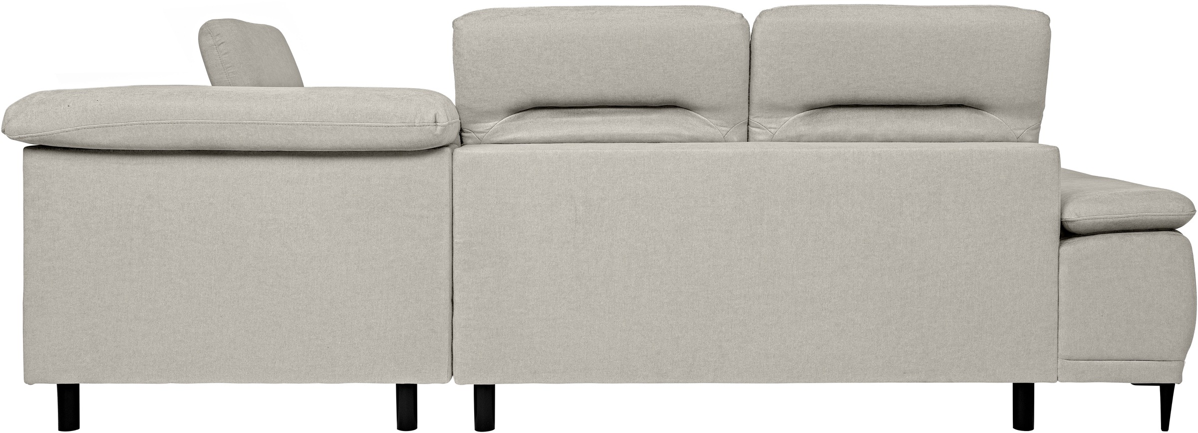 WERK2 Ecksofa »Focus-L 204 x 278 cm inkl. Komfortfunktionen, bequem, bodenfrei« Luxus-Microfaser, L-Form, elektrische Sitztiefenverstellung