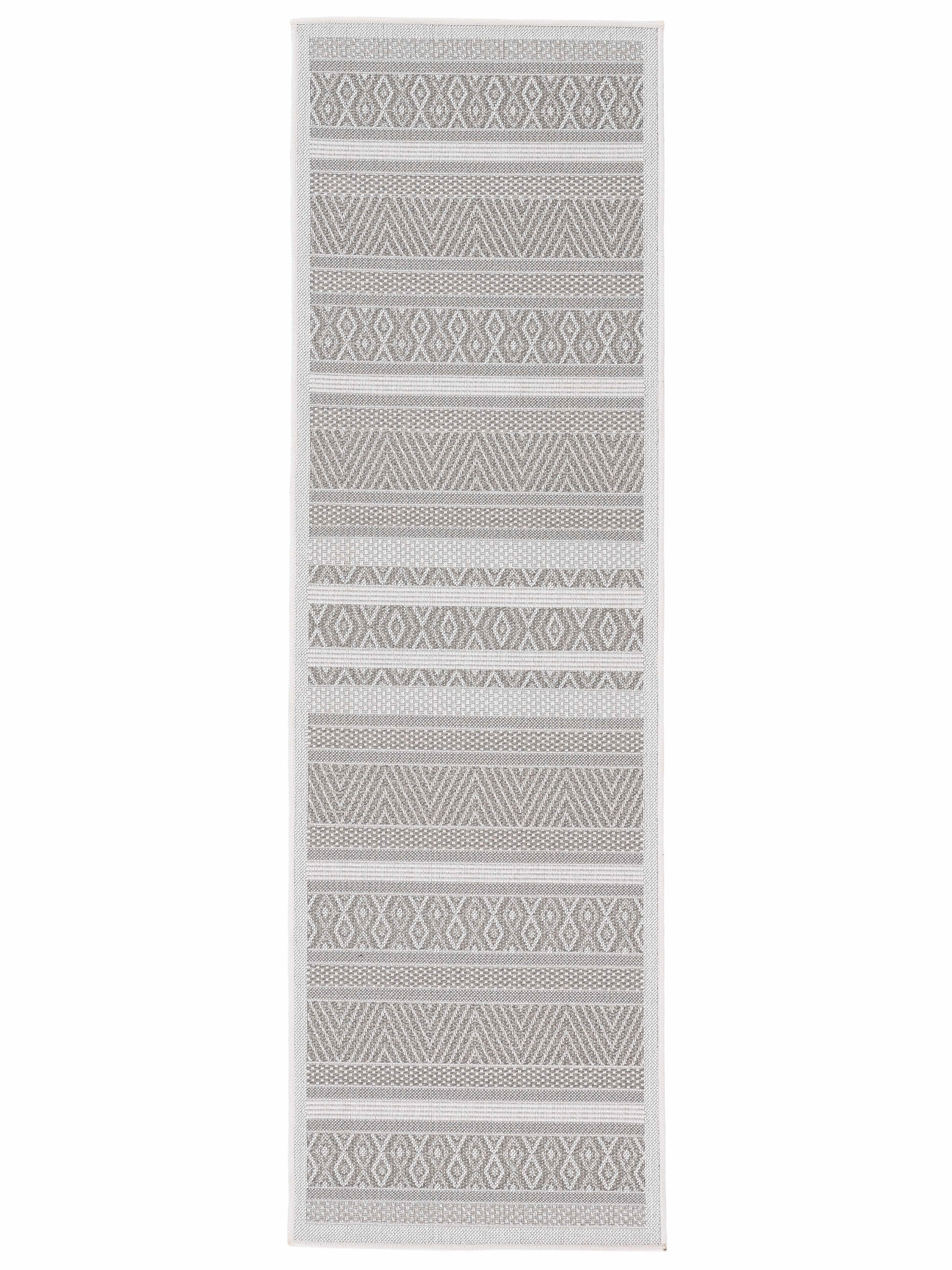 carpetfine Teppich »Boho 101«, rechteckig, 4 mm Höhe, robustes Flachgewebe, günstig online kaufen