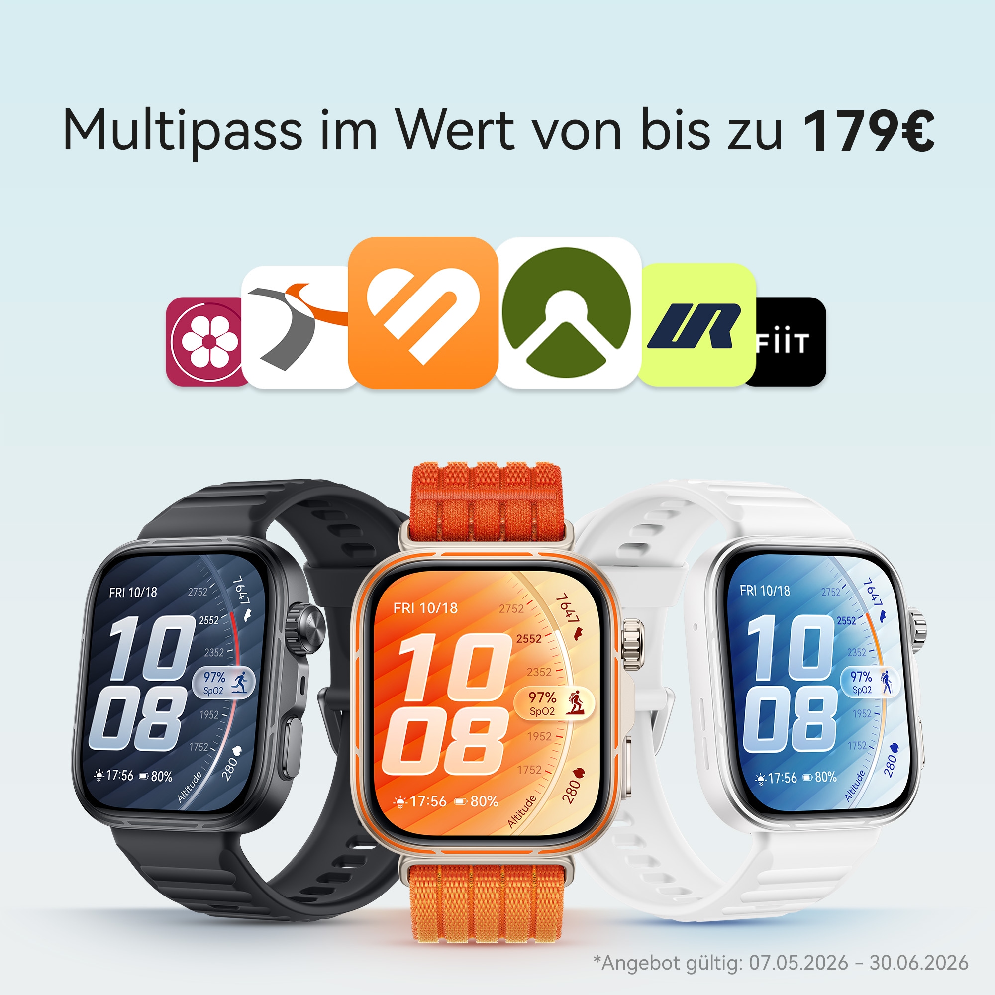 Huawei Smartwatch »SET: FreeBuds SE 4 ANC wireless In-Ear-Kopfhörer + Watch Fit 5 Pro«(/ 1,92 ″)