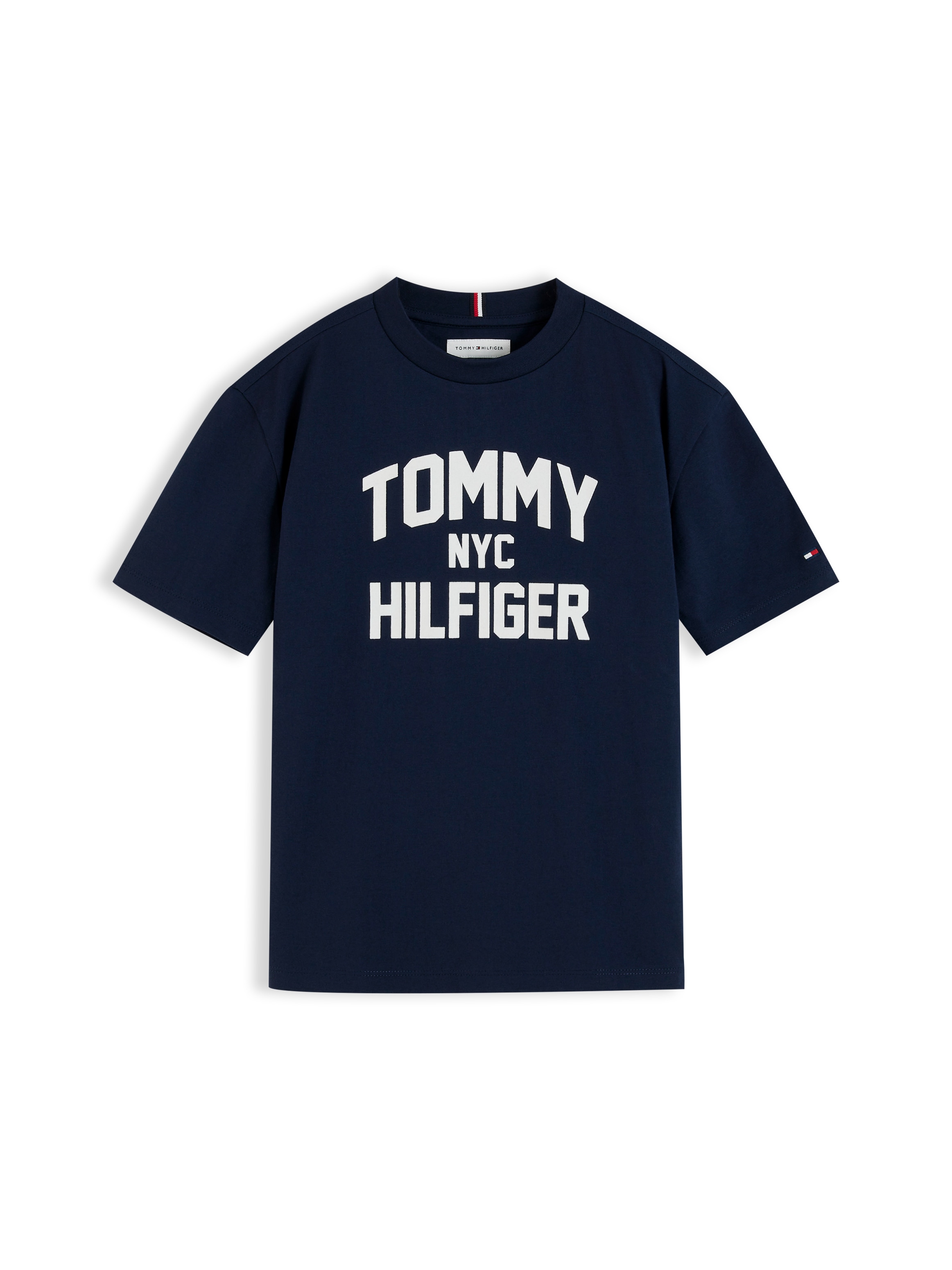 Tommy Hilfiger T-Shirt Rundhalsausschnitt, Regular Fit, Kinder bis 16 Jahre