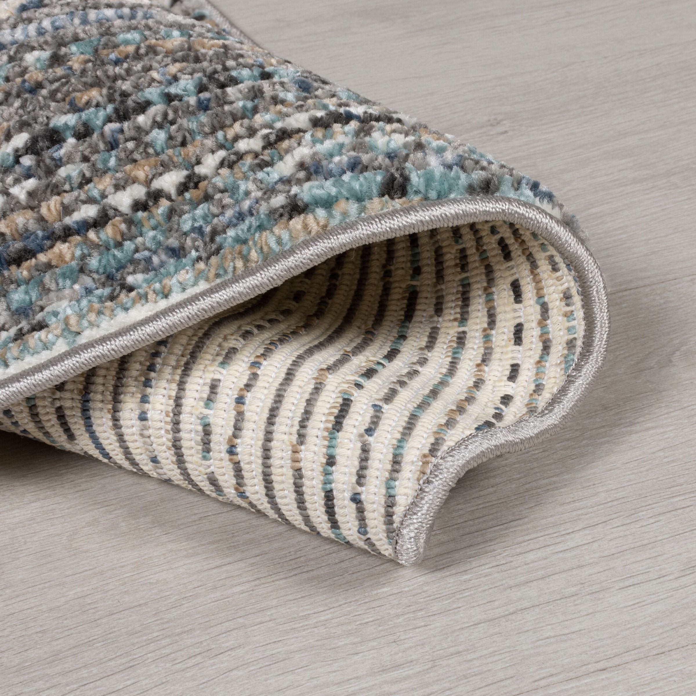 FLAIR RUGS Teppich »Camino Abstraktes«, rund, 8 mm Höhe, Abstraktes Teppich