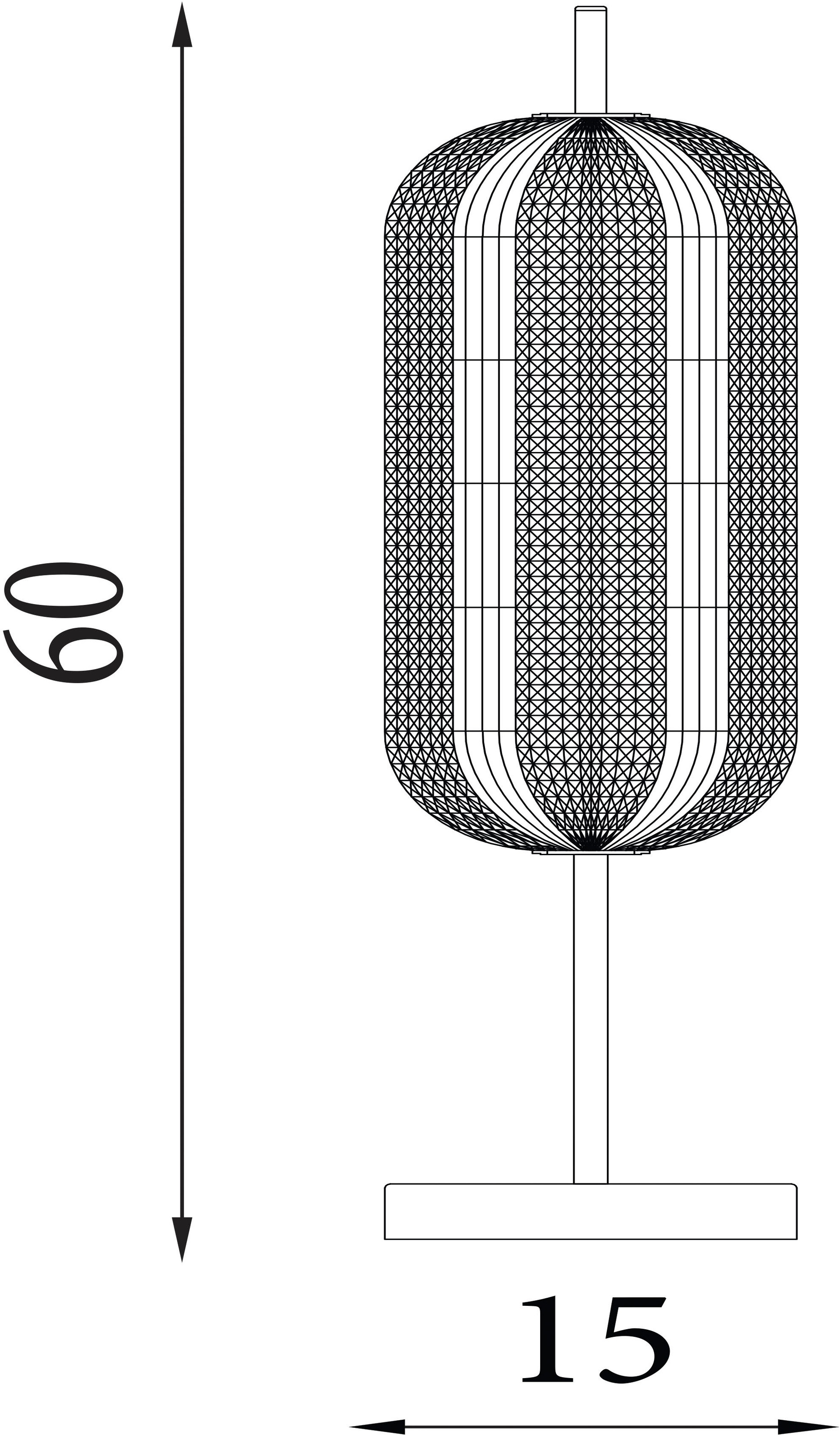 Searchlight LED Tischleuchte »Kapsel-LED-Tischleuchte, Satiniertes Messing & Acryl« LED-Modul 1 Stk.