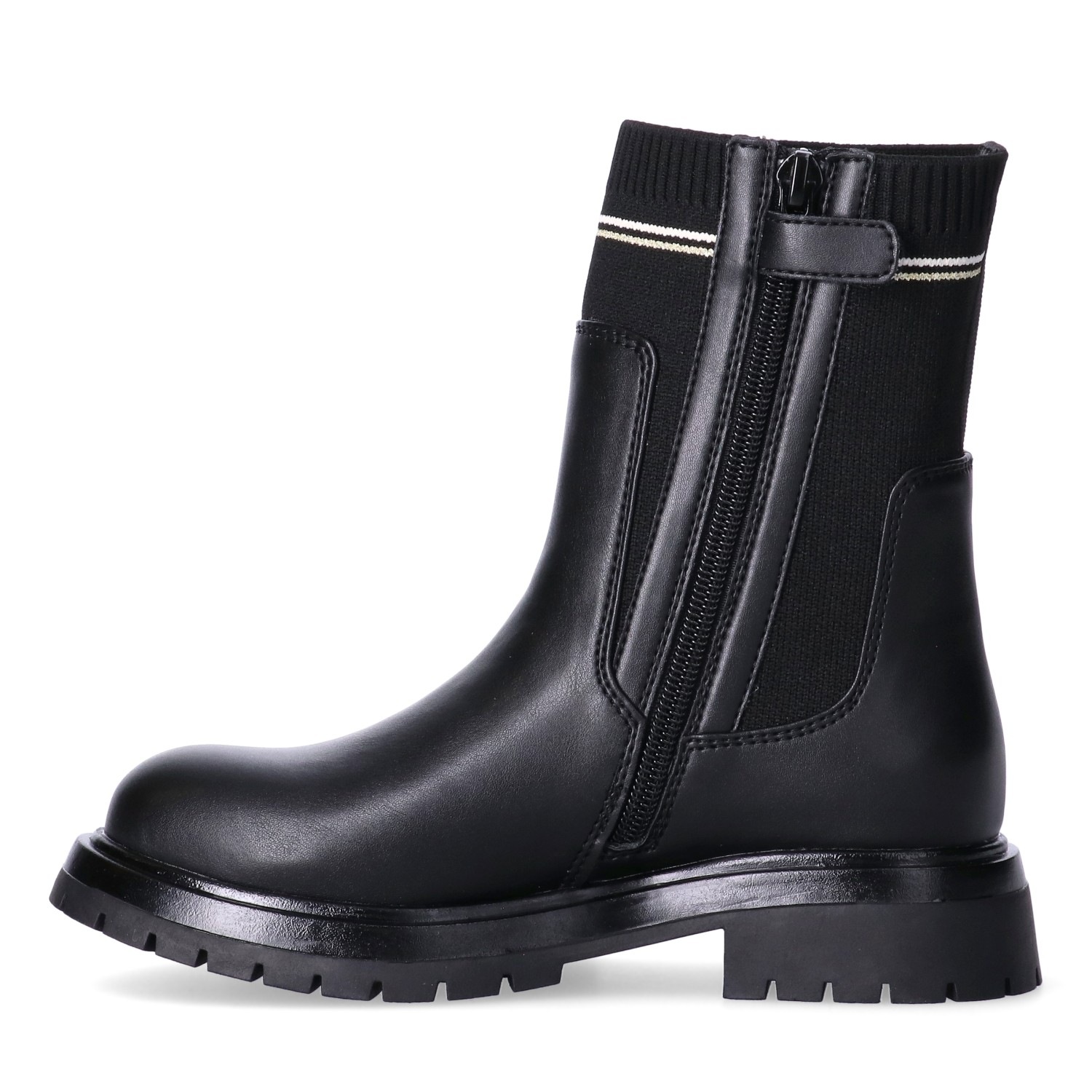 Tommy Hilfiger Chelseaboots  Stiefelette mit trendigem Textilschaft, Innenreißverschluss