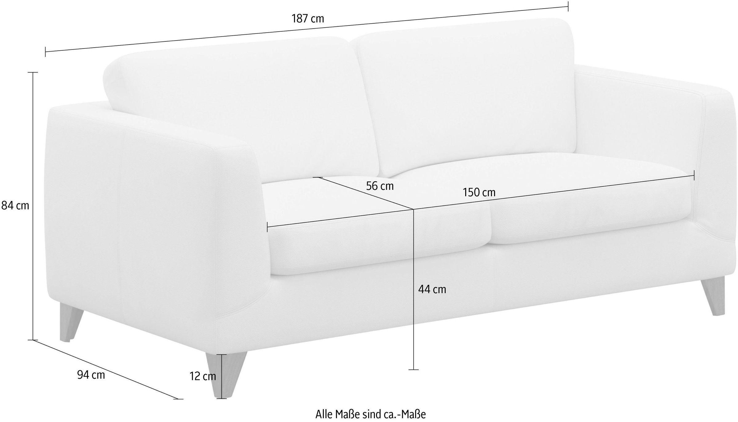 machalke® 2,5-Sitzer »pablo«